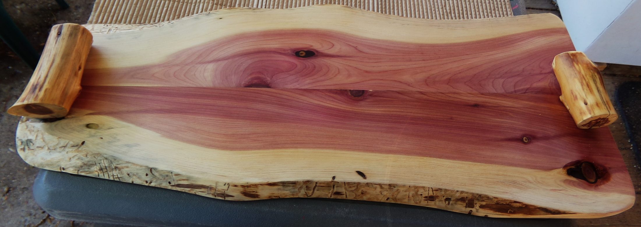 .WOOD Serving tray with handle FOOD, DRINKS, BREAKFAST IN BED, SNACKS