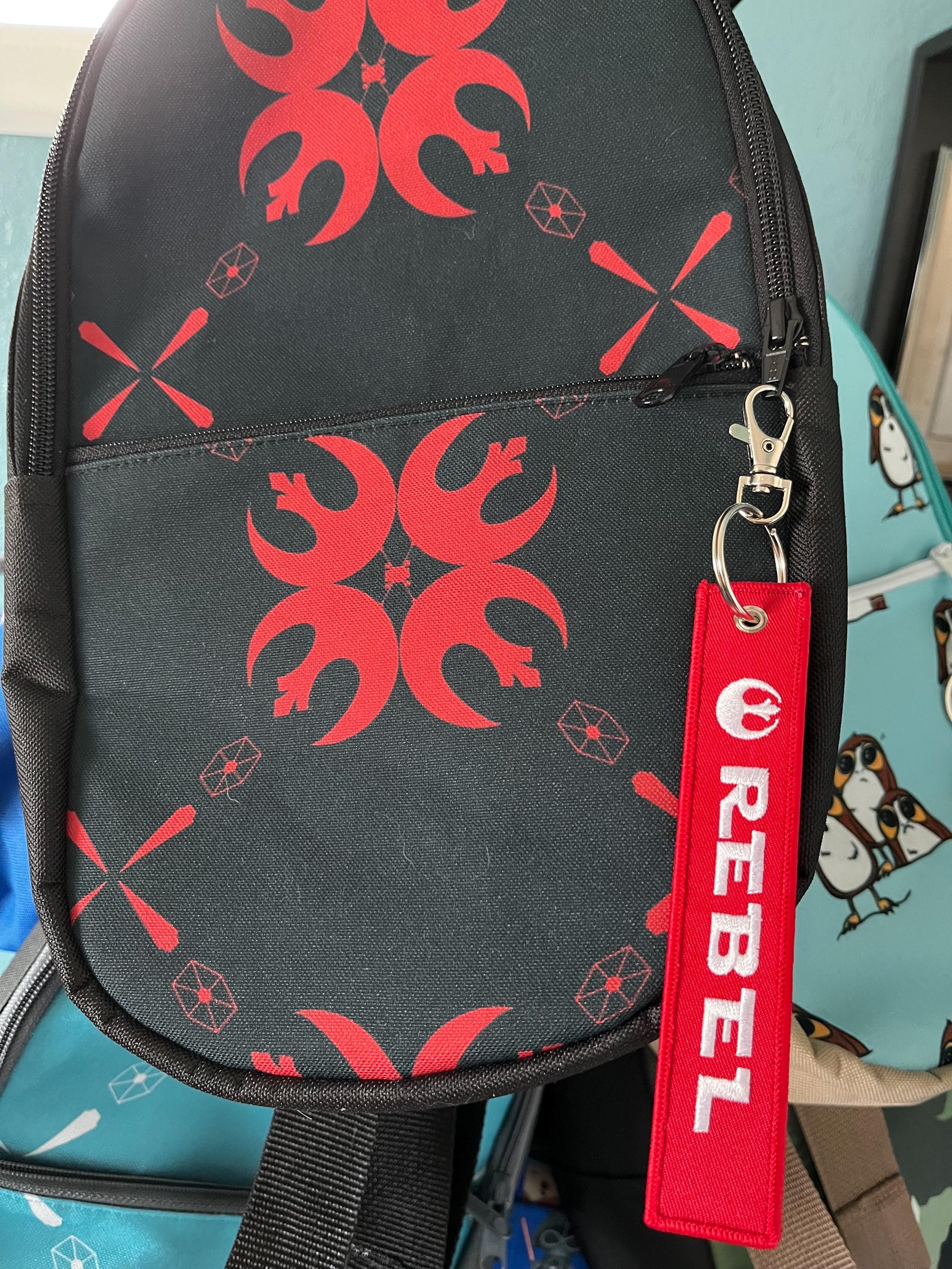 Black Jedi Emblems Bullet Sling-pack Backpack, view 3