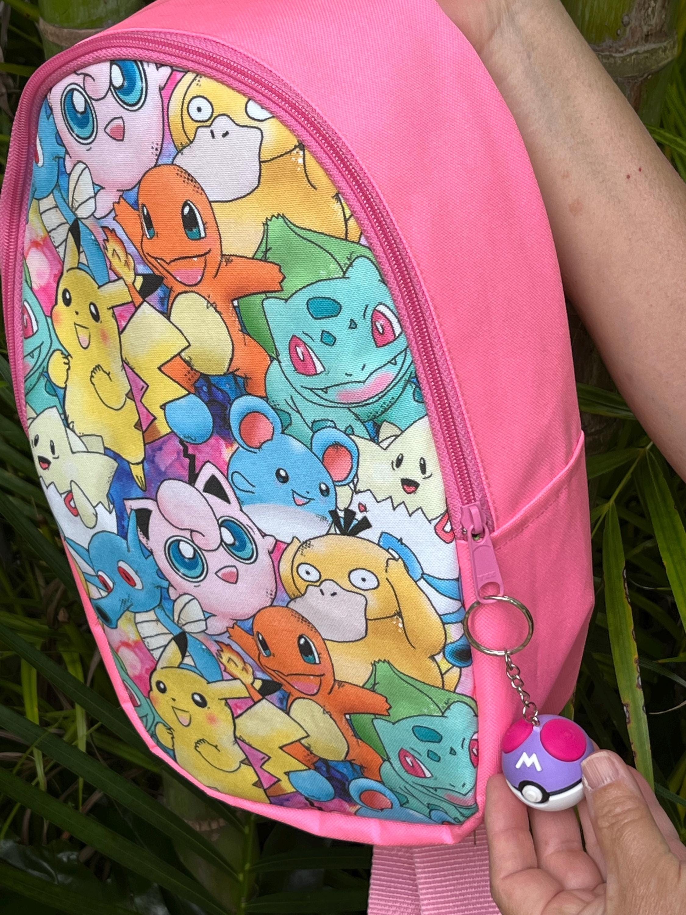 Pink Pocket Monsters Bullet Sling-pack Backpack, view 5