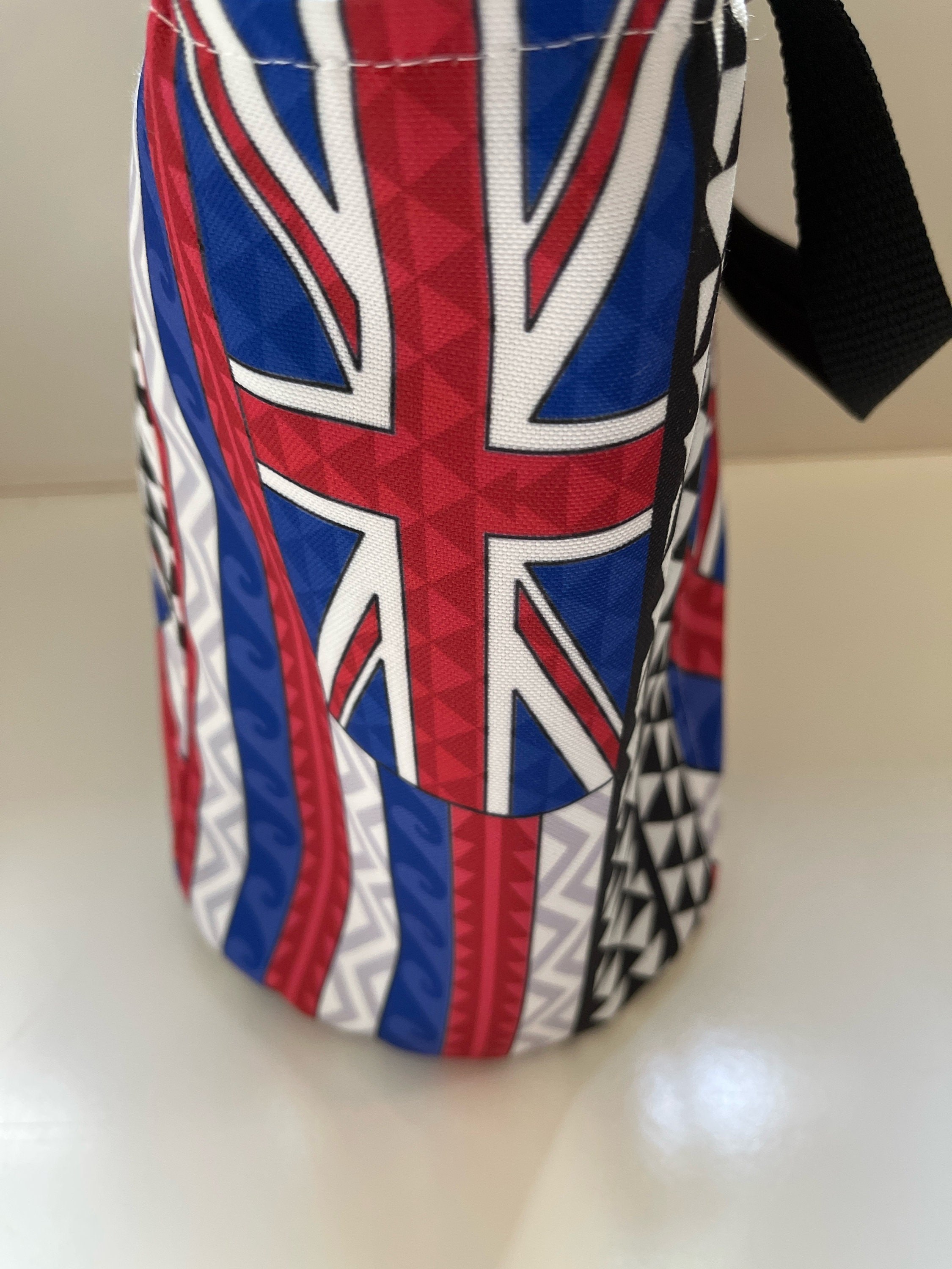 Hawaiian Flag Tattoos Washable Lunch Tote, view 4