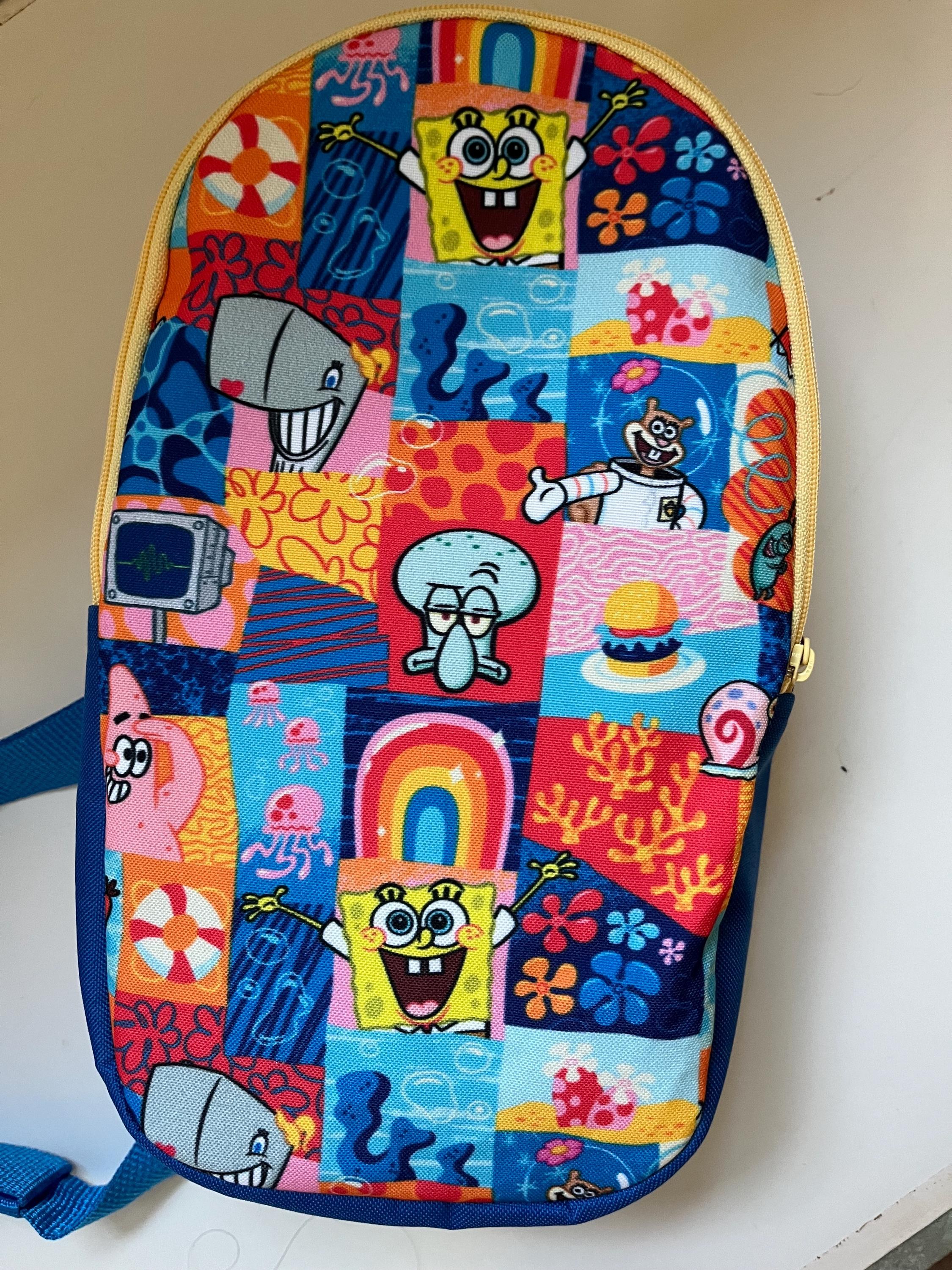 Coral Reef Cartoon Bullet Sling-pack Backpack, view 4