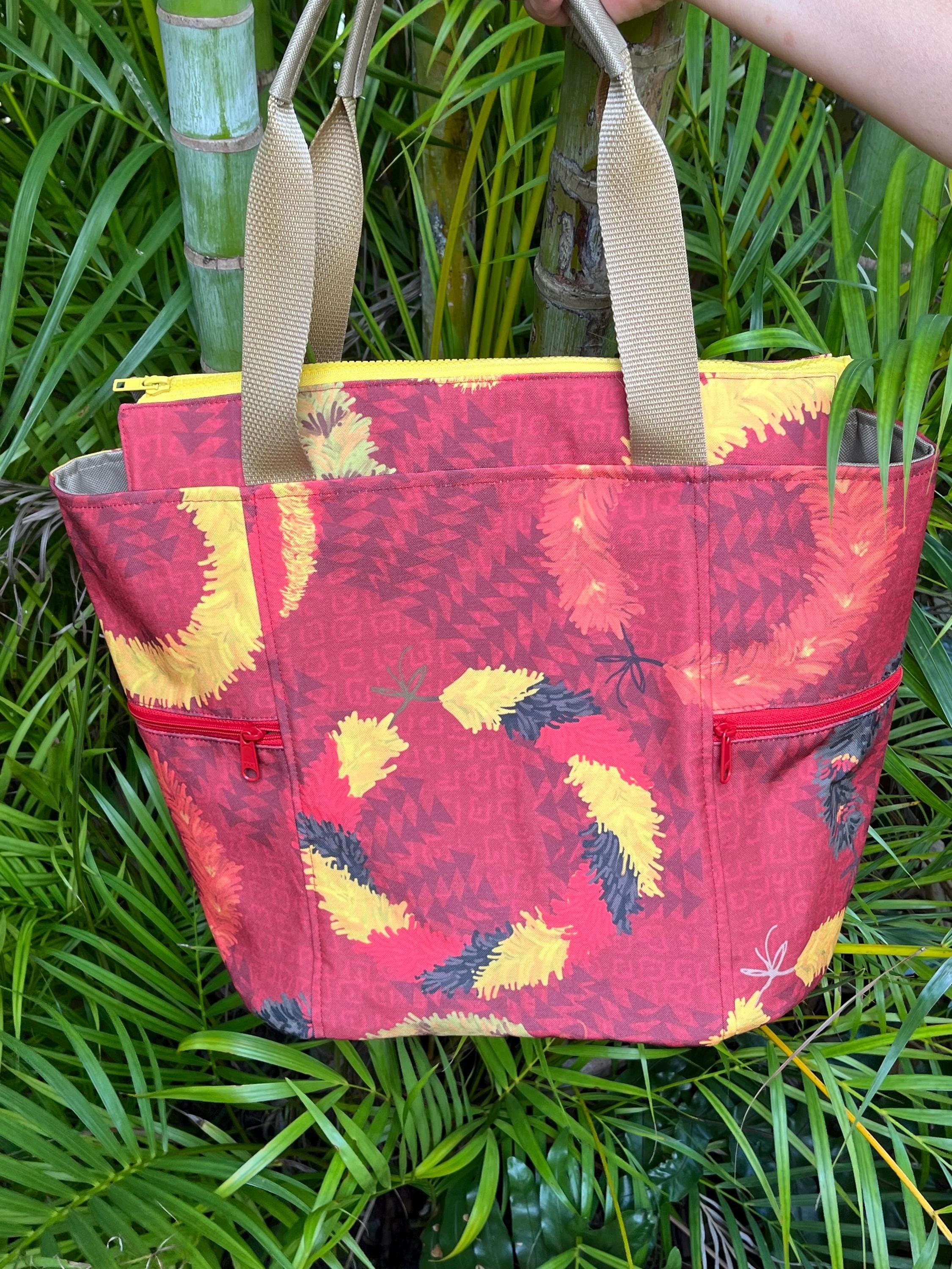 Lei Hulu Manu Washable Tote Shopping Bag