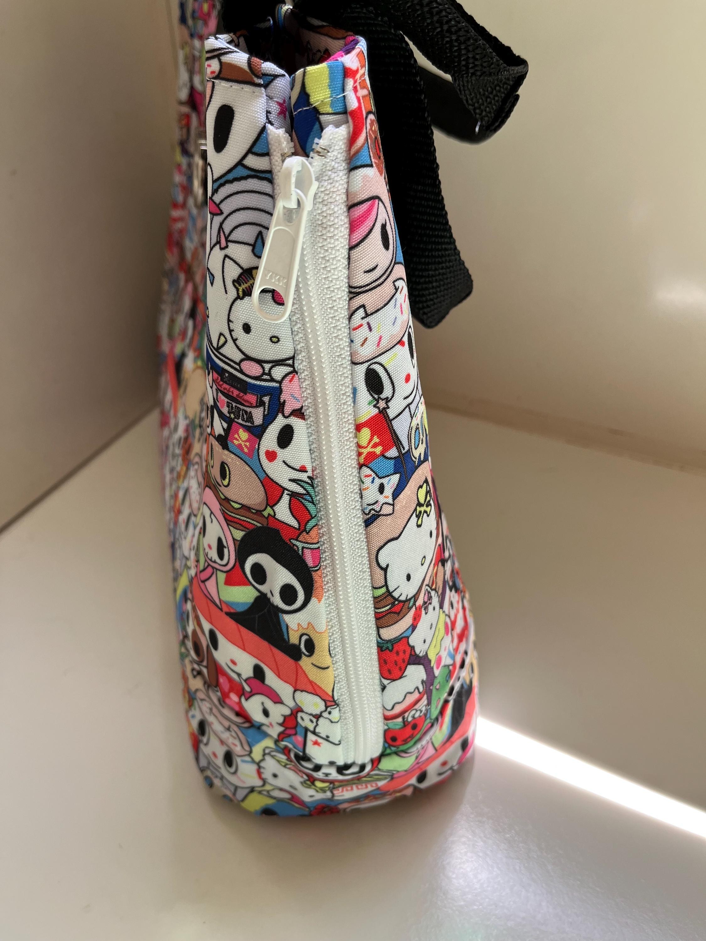 Sushi City Convertible Expandable Shoulder Bag Purse, view 3