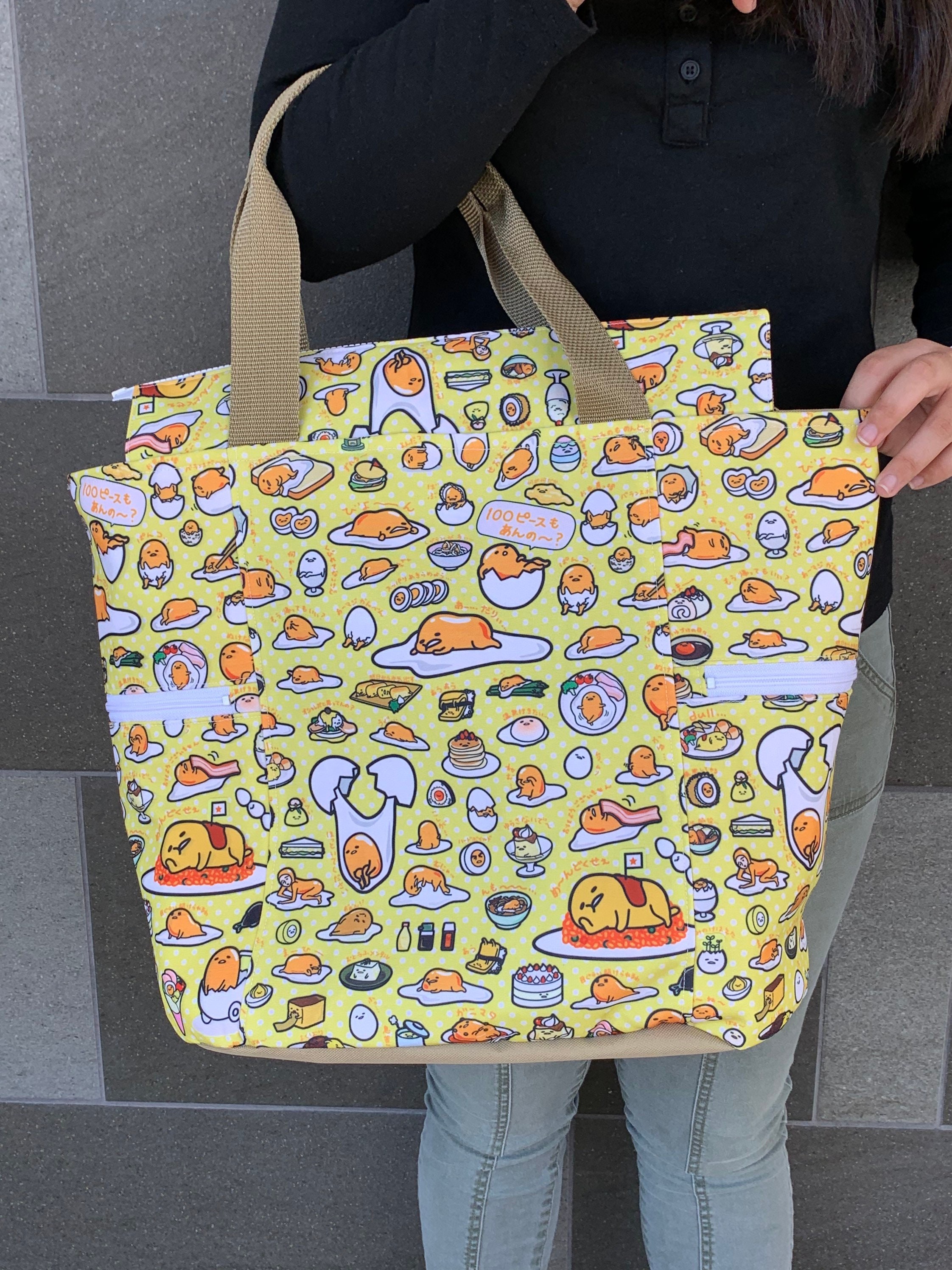 Lazy Egg Washable Beach Tote Shopping Bag