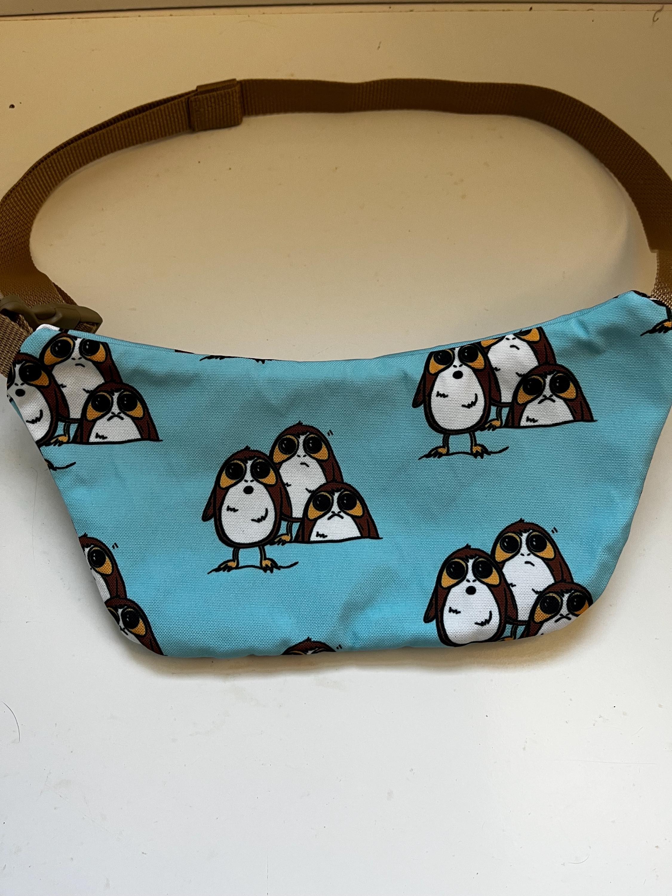 Blue Porgs Emblems Crossbody Pouch, view 4