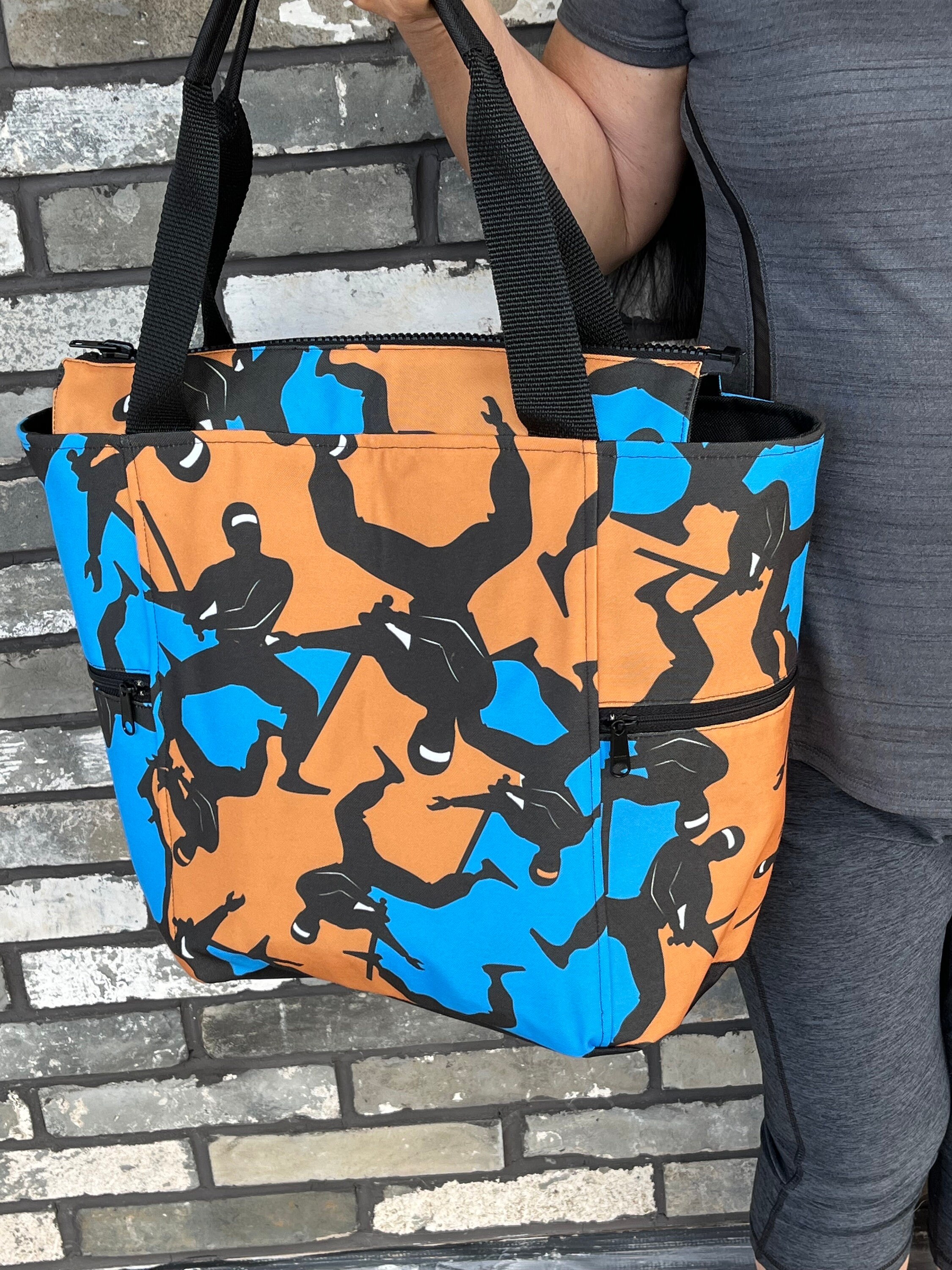 Ninjas Washable Tote Shopping Bag, view 9