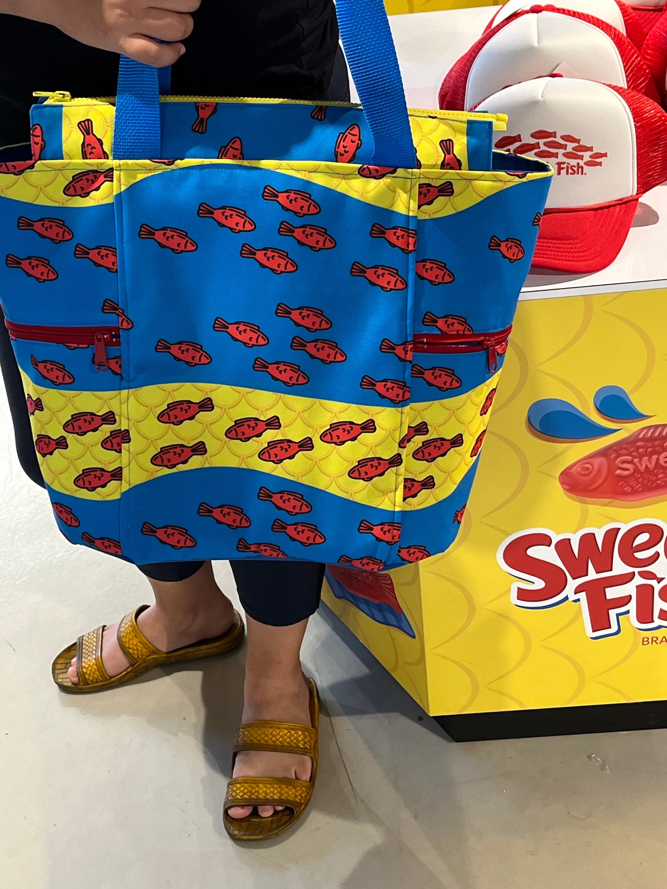 Swedish Swimmers Washable Tote Shopping Bag