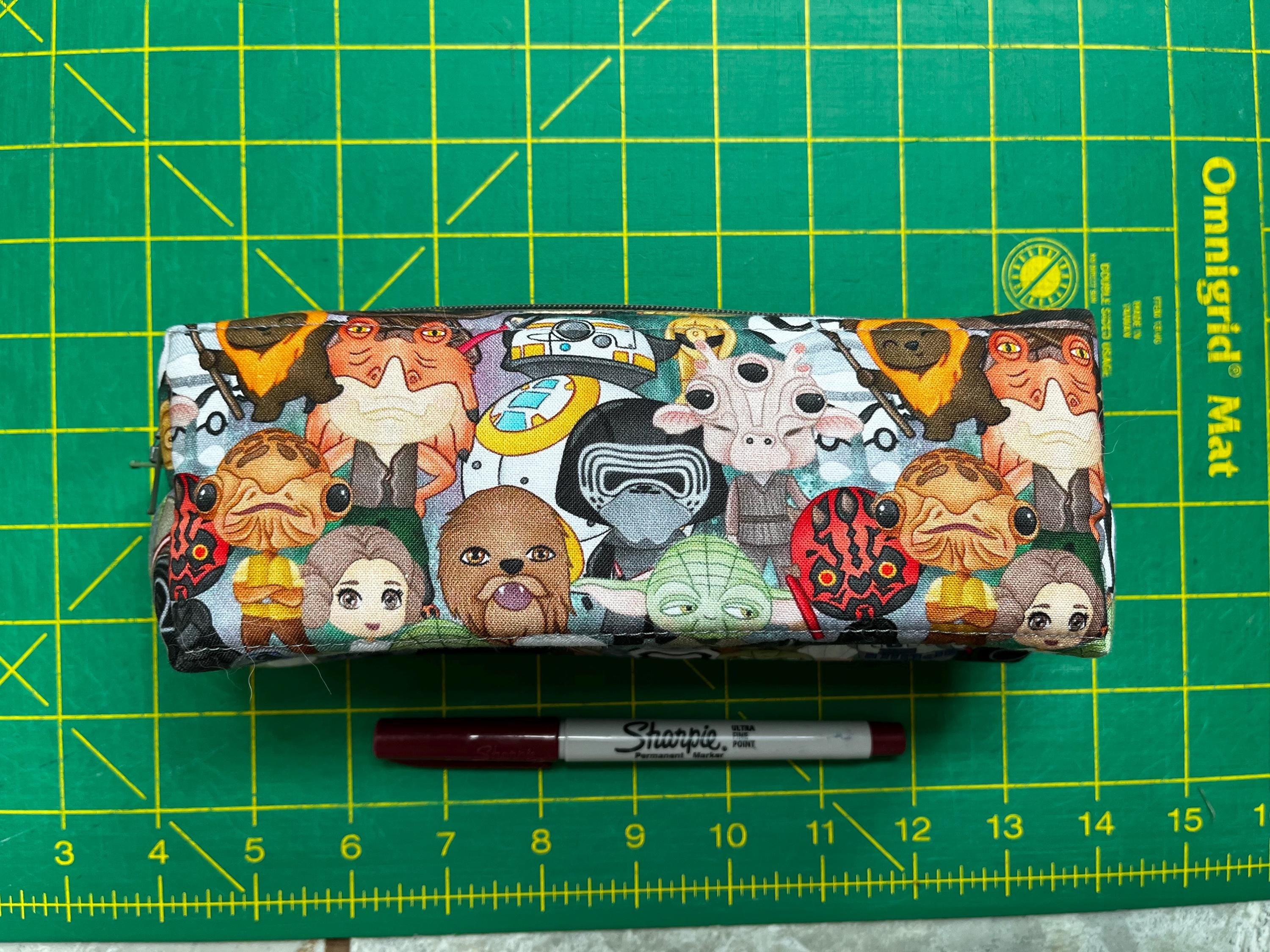 Chibi Galactic Friends Double Zip Pencil Case, view 5