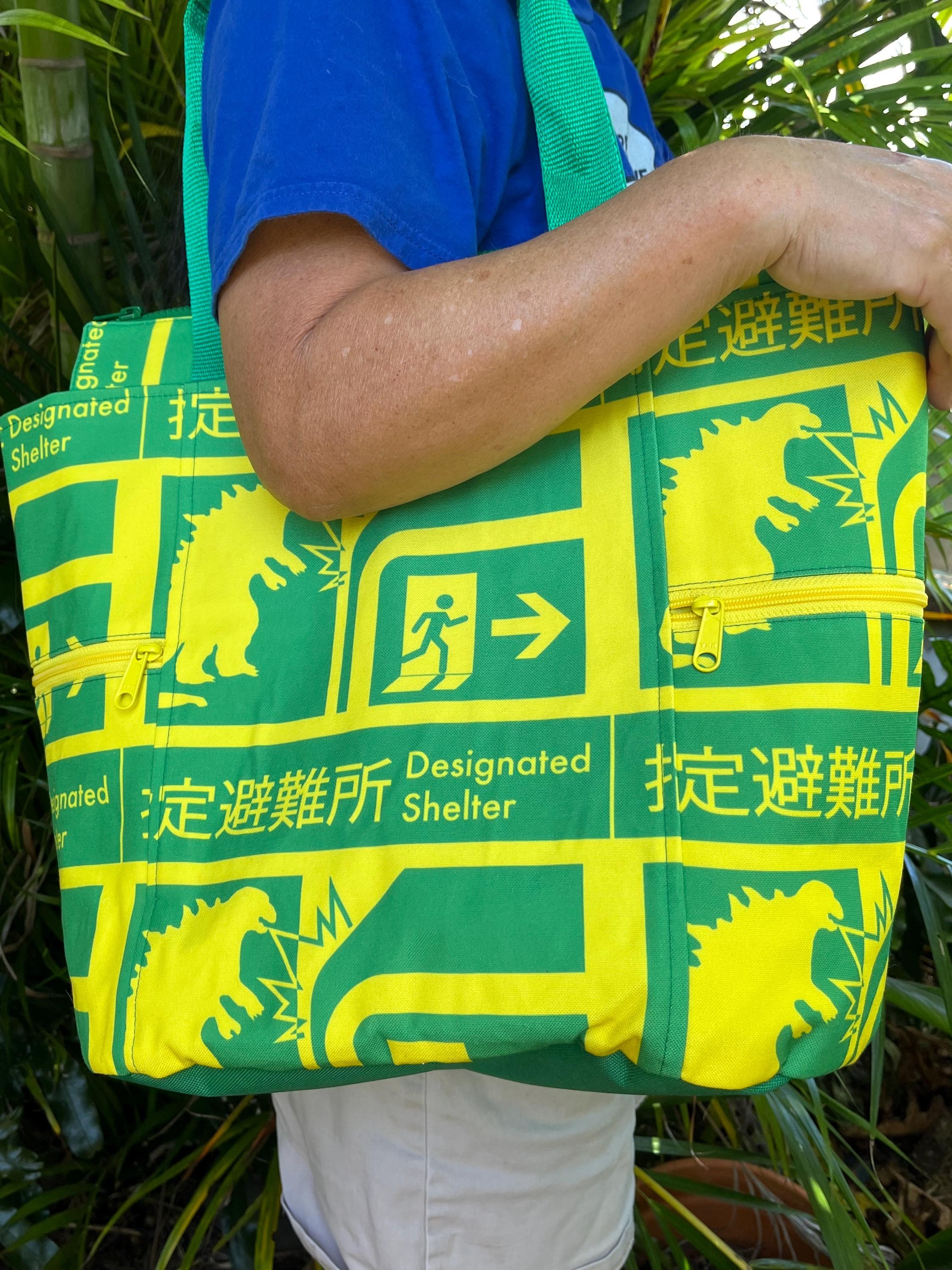 Designated Shelter (smaller print) Washable Tote Shopping Bag, view 2