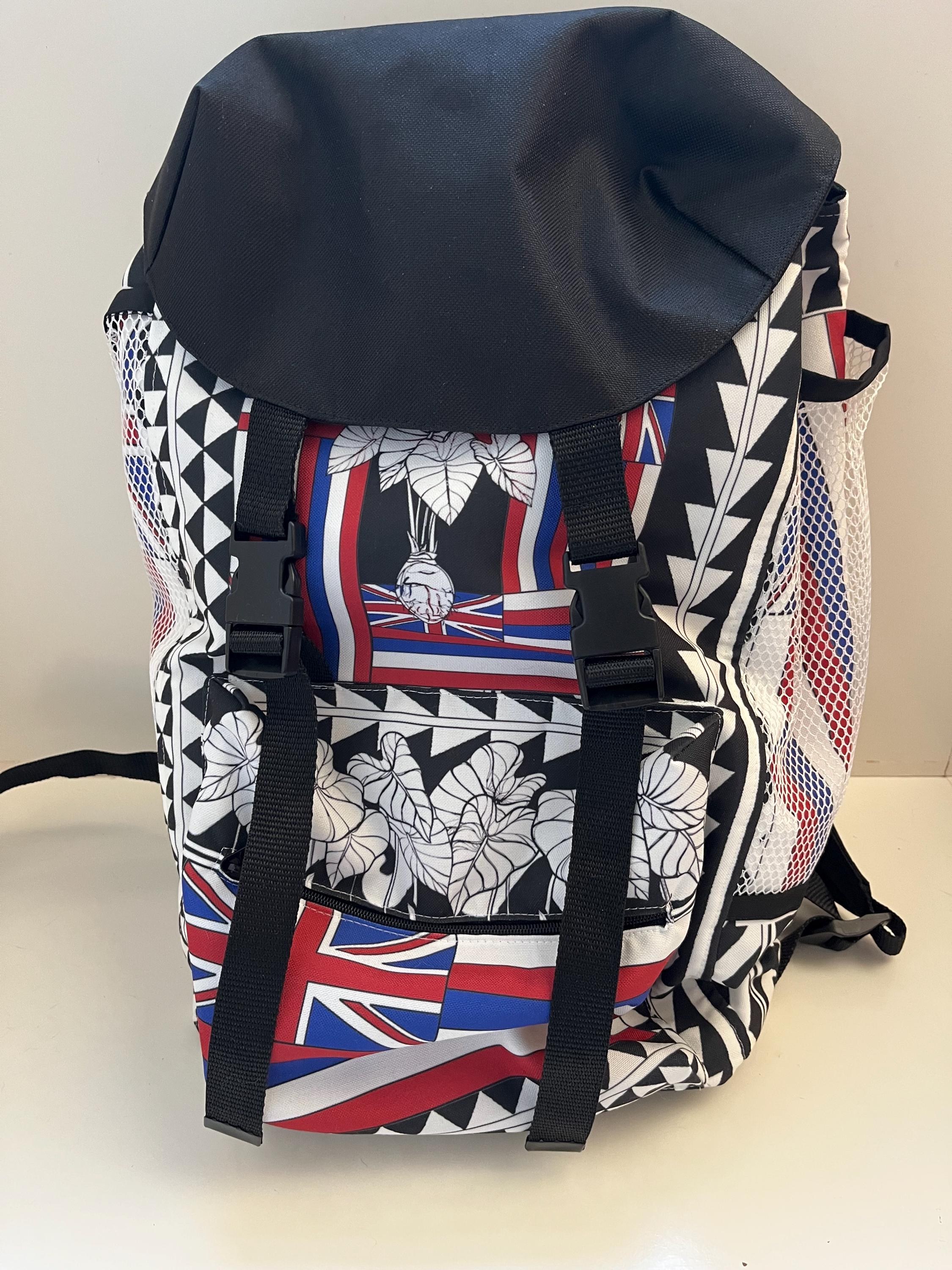 Haloa & Hawaiian Flag Rucksack, view 2