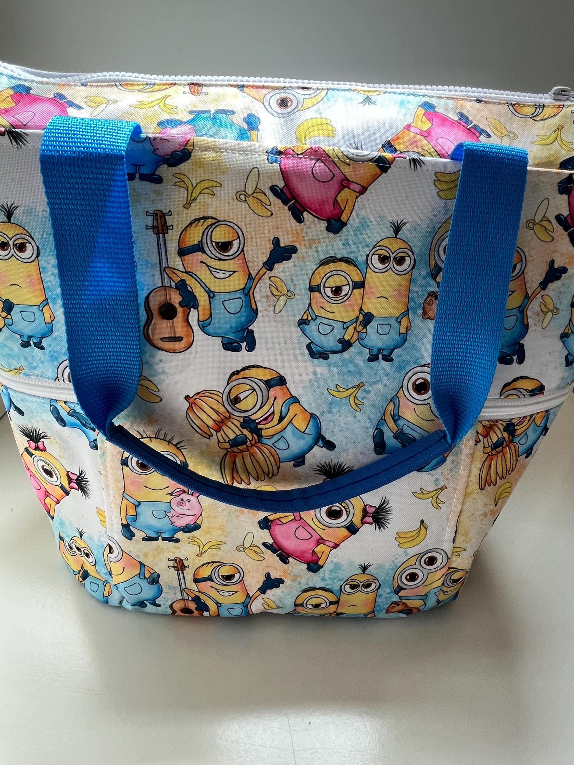Banana Workers Monsters Washable Tote Shopping Bag, view 5
