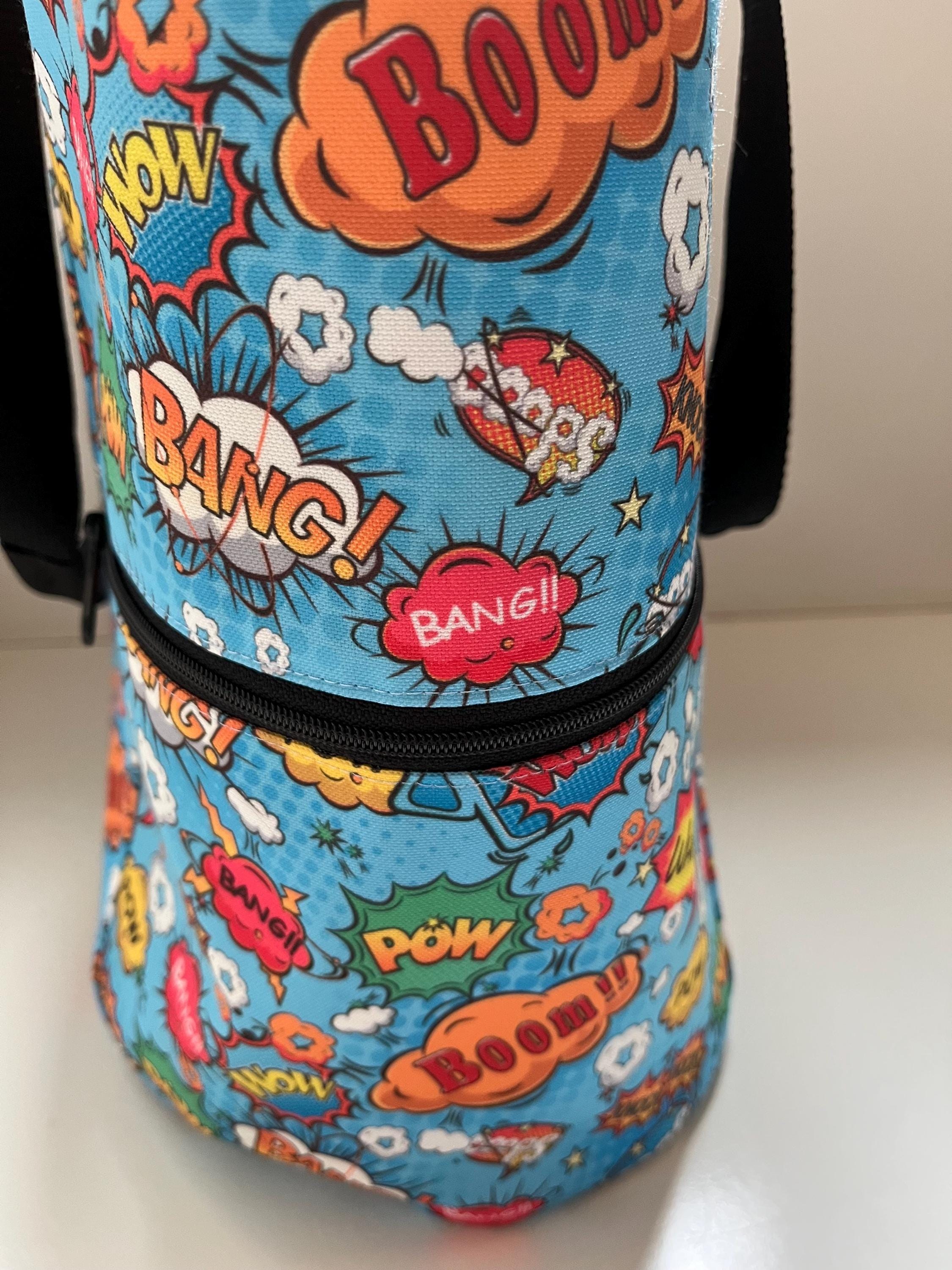 Comic Onomatopoeia Washable Tote Shopping Bag, view 3