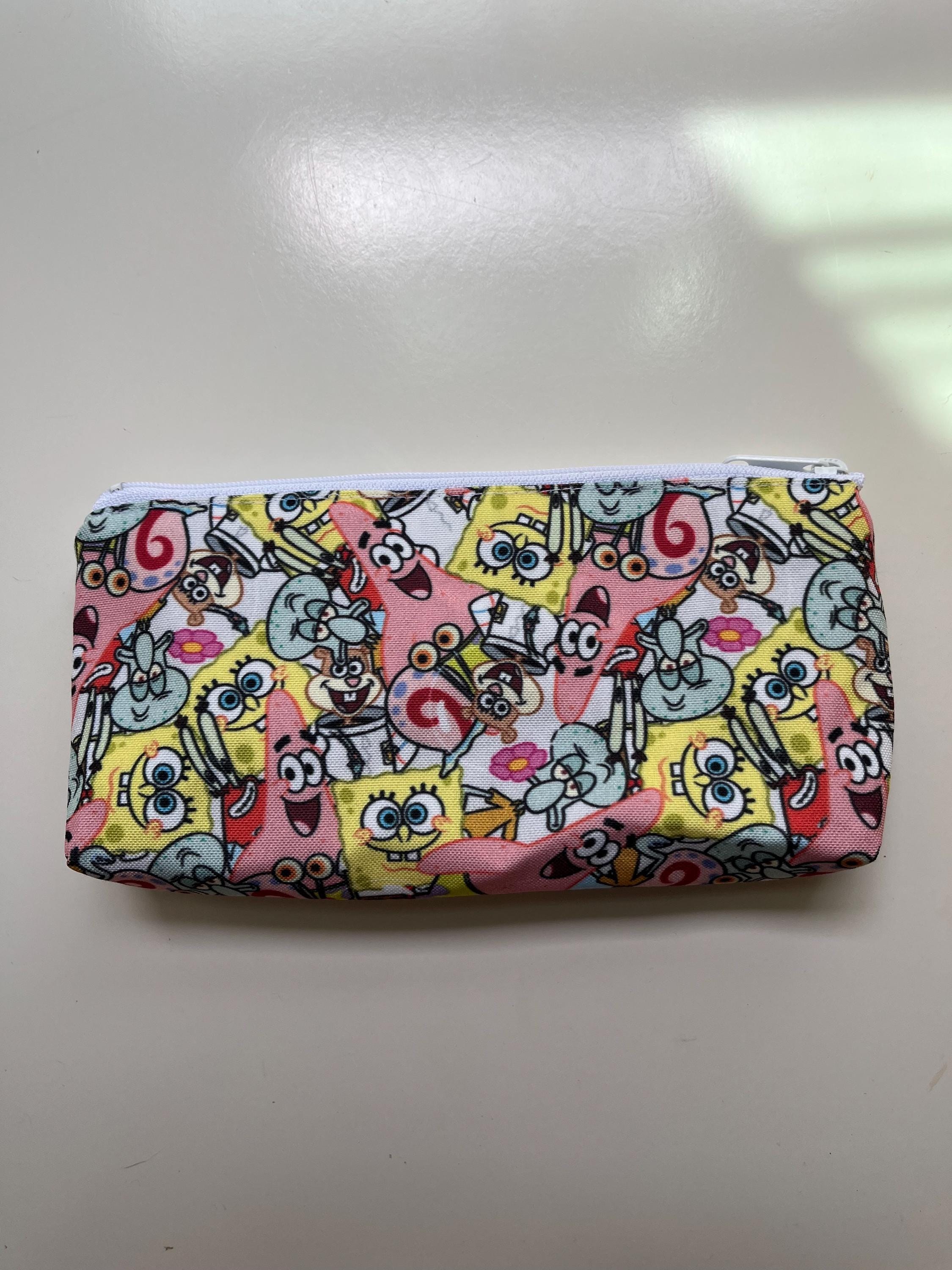 Coral Reef Characters (scattered) Zippered Pouch, view 2