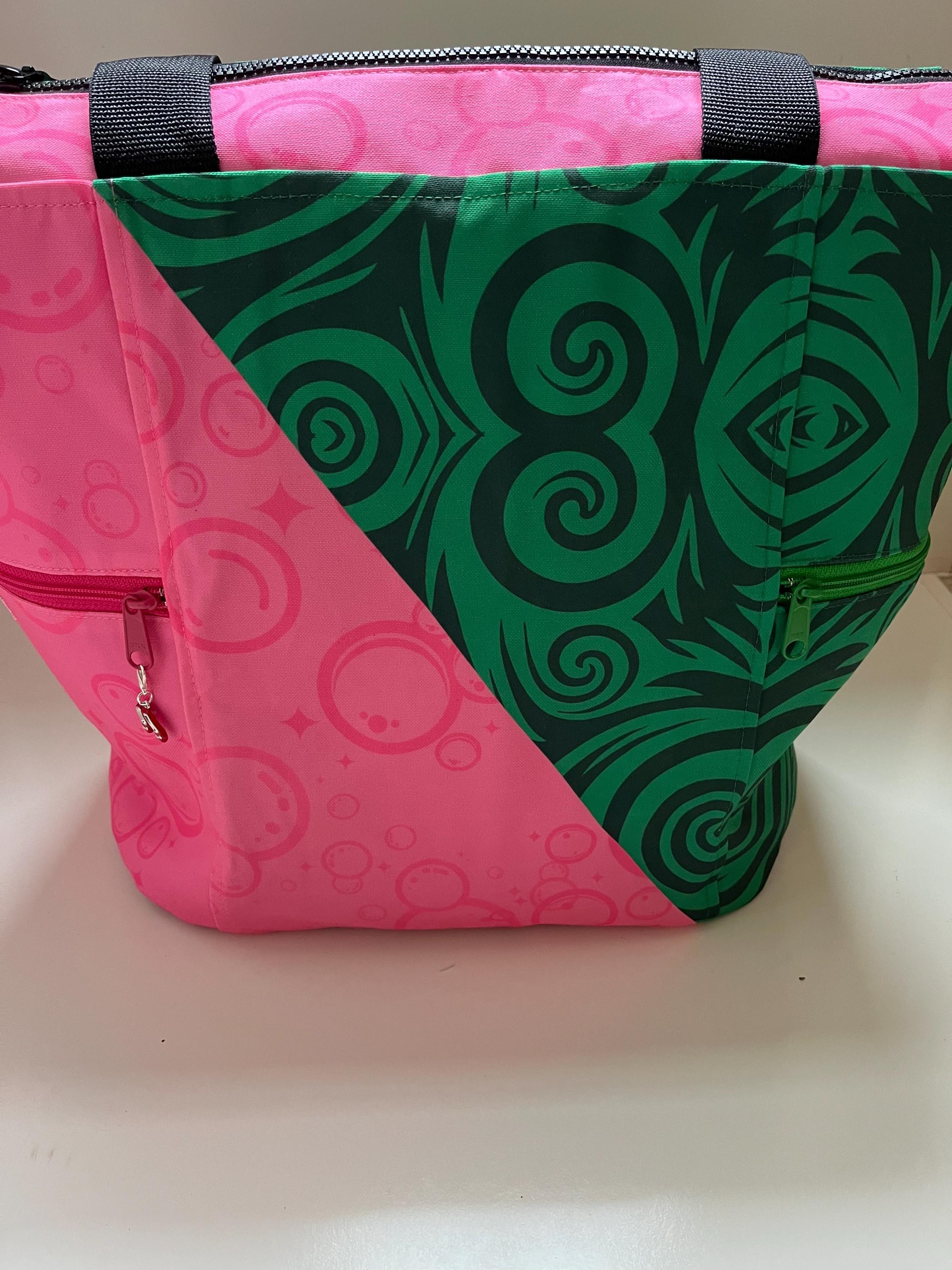 Dual Identity Wicked Washable Tote Shopping Bag, view 9