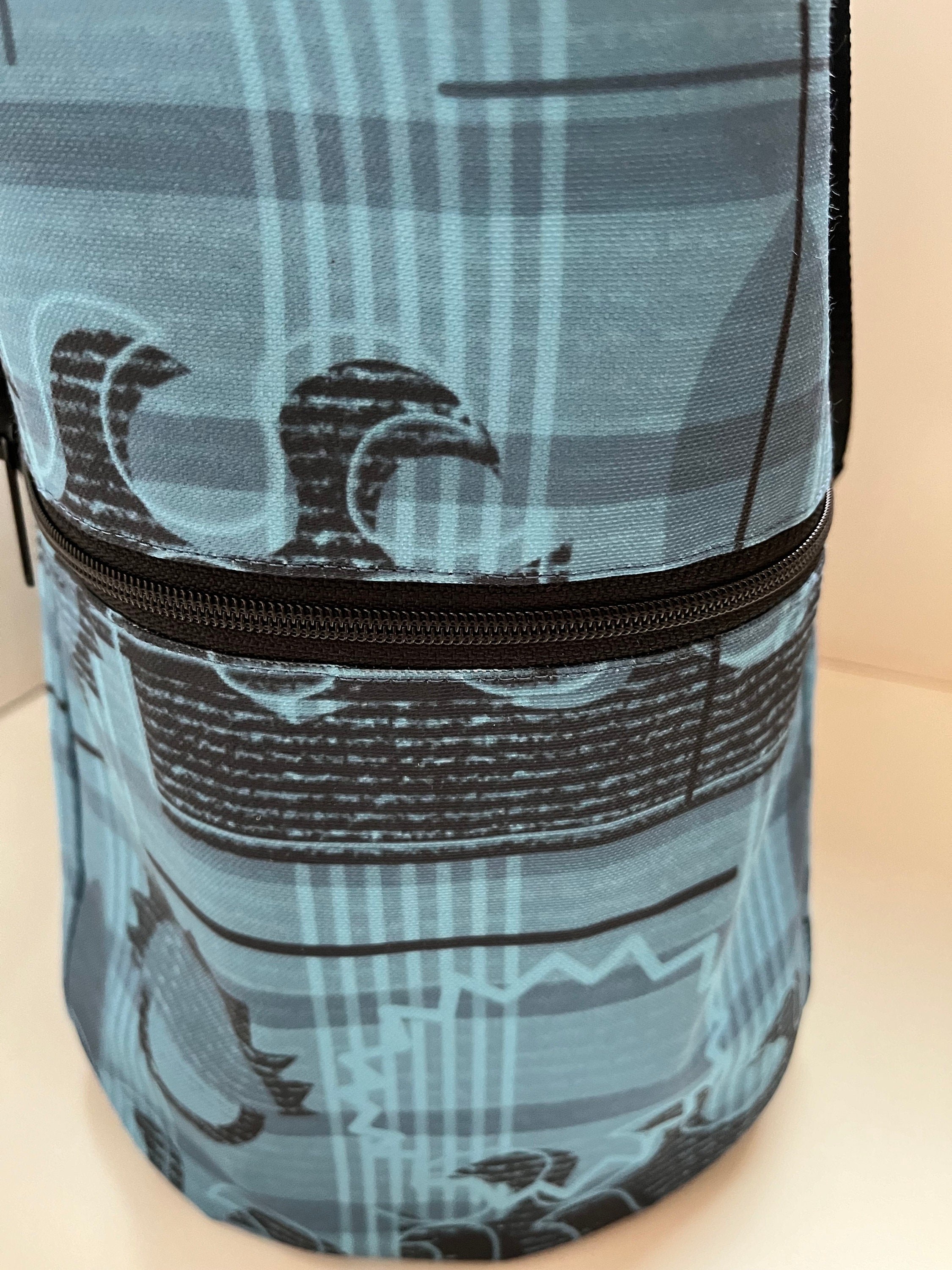 Blue Ocean Surf Washable Tote Shopping Bag, view 3