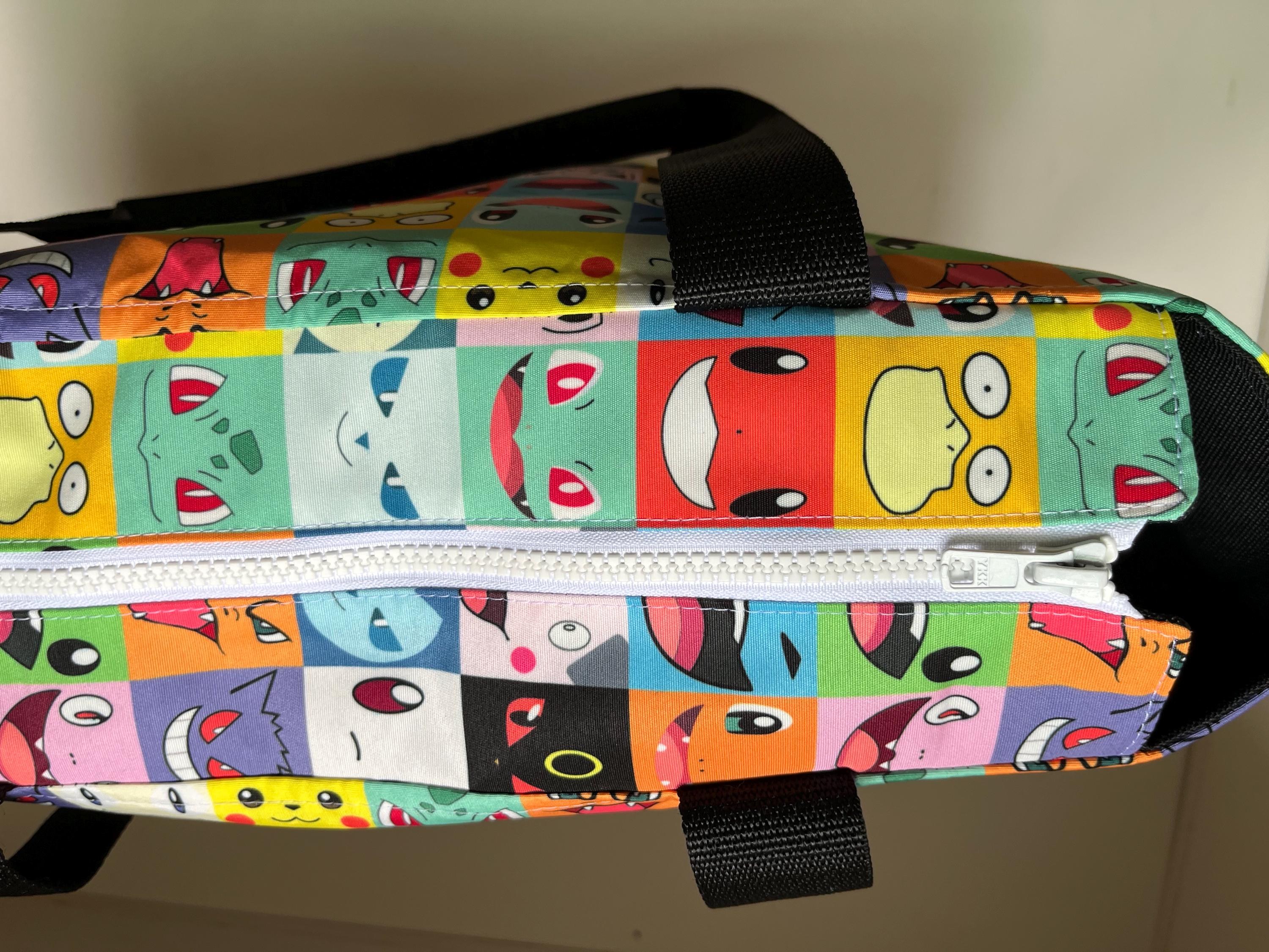 Poke Faces Washable Tote Shopping Bag, view 6