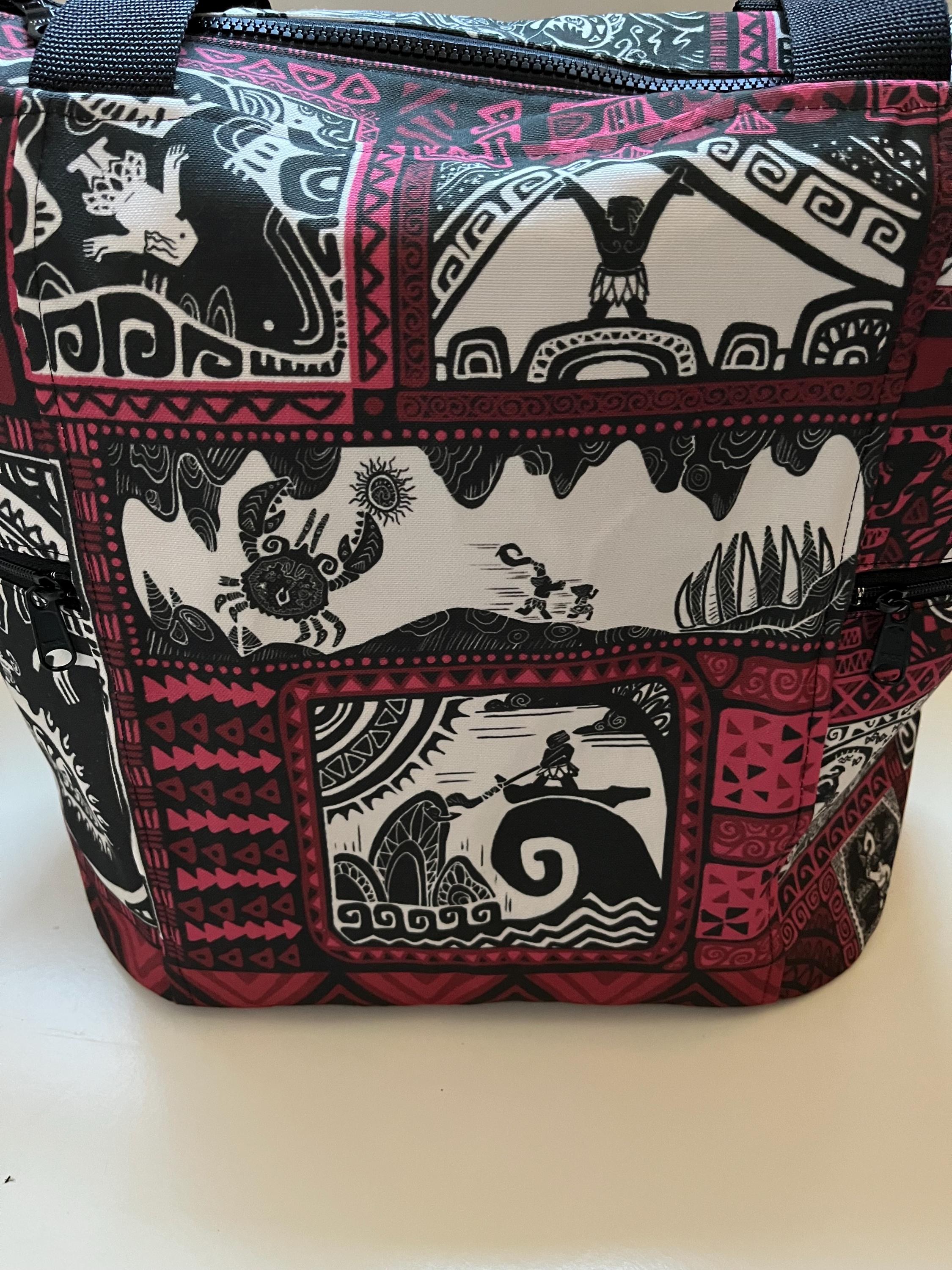 Maui Tattoos Washable Tote Shopping Bag, view 3