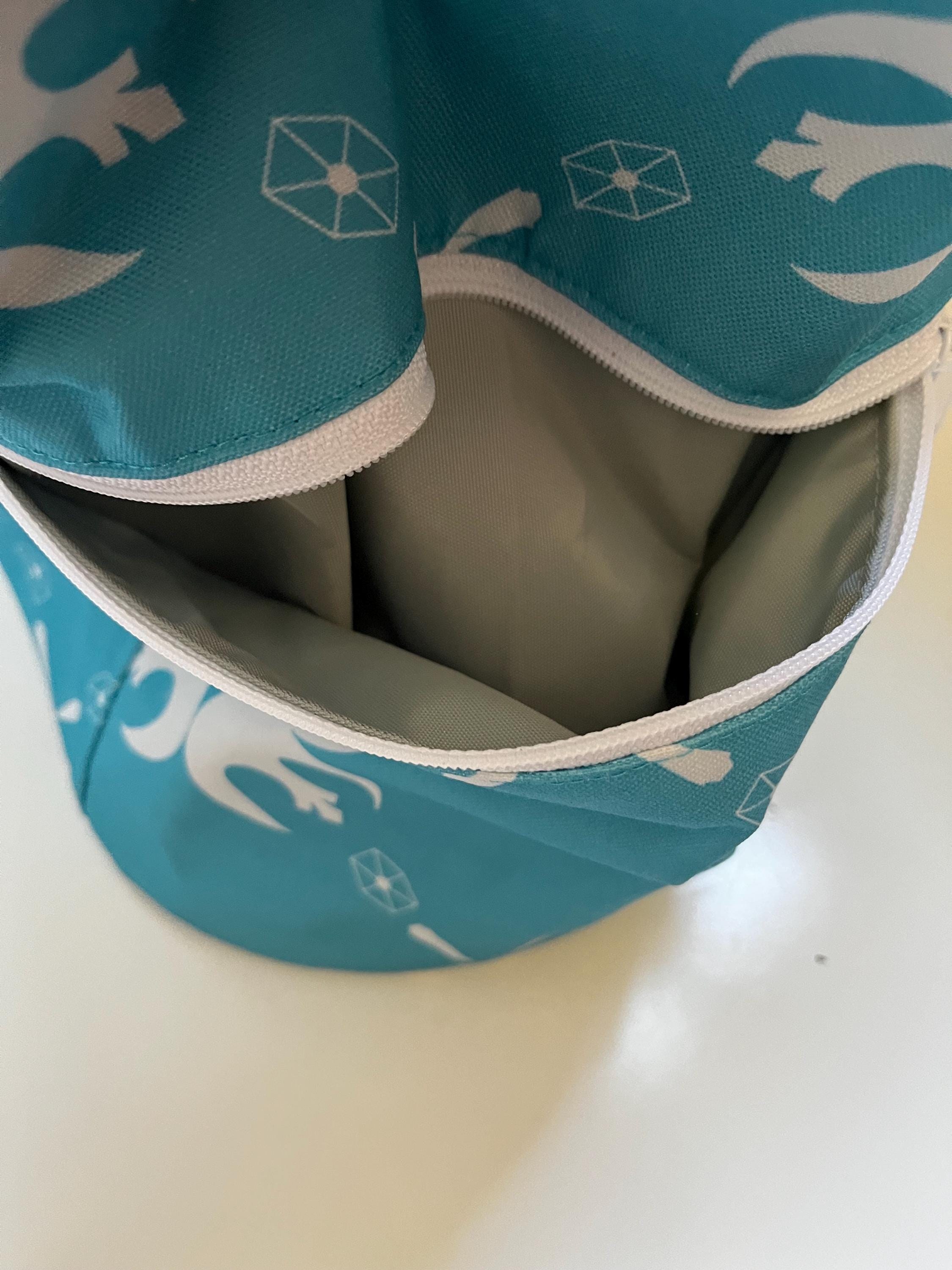 Blue Jedi Emblems Washable Tote Shopping Bag, view 3