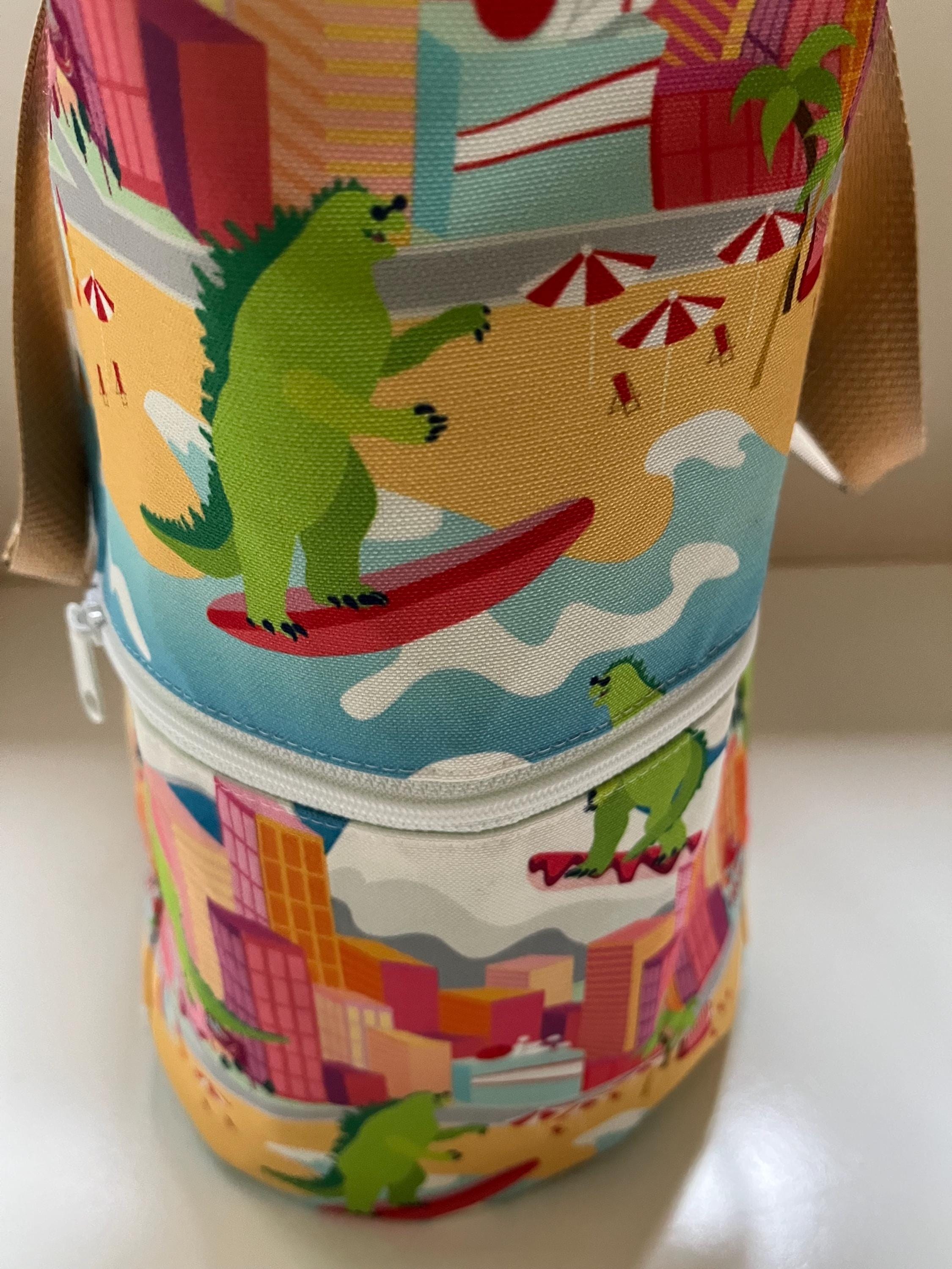 Kaiju Vacation Washable Tote Shopping Bag, view 3