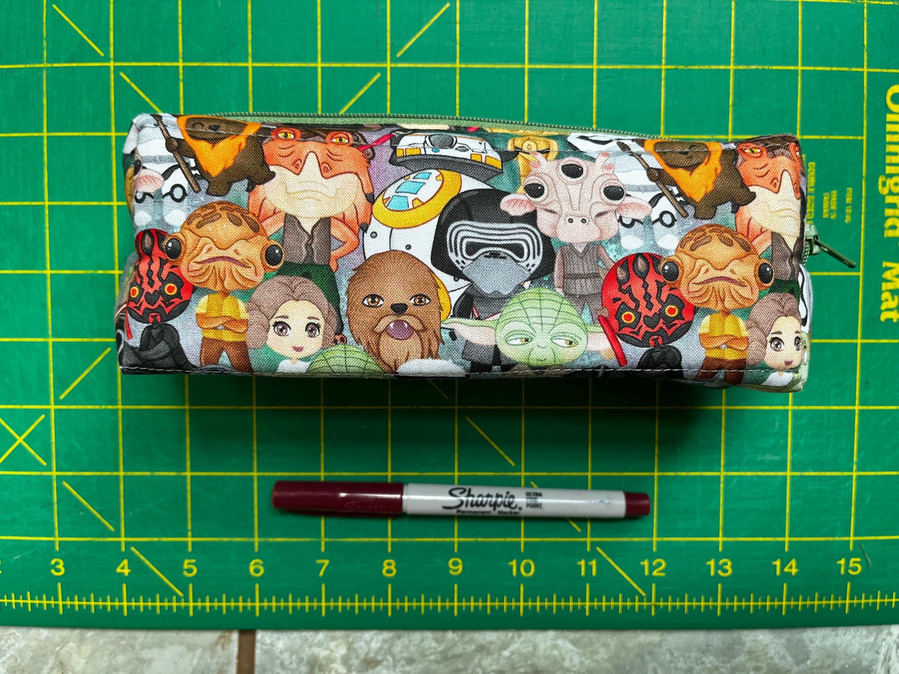 Chibi Galactic Friends Double Zip Pencil Case, view 4