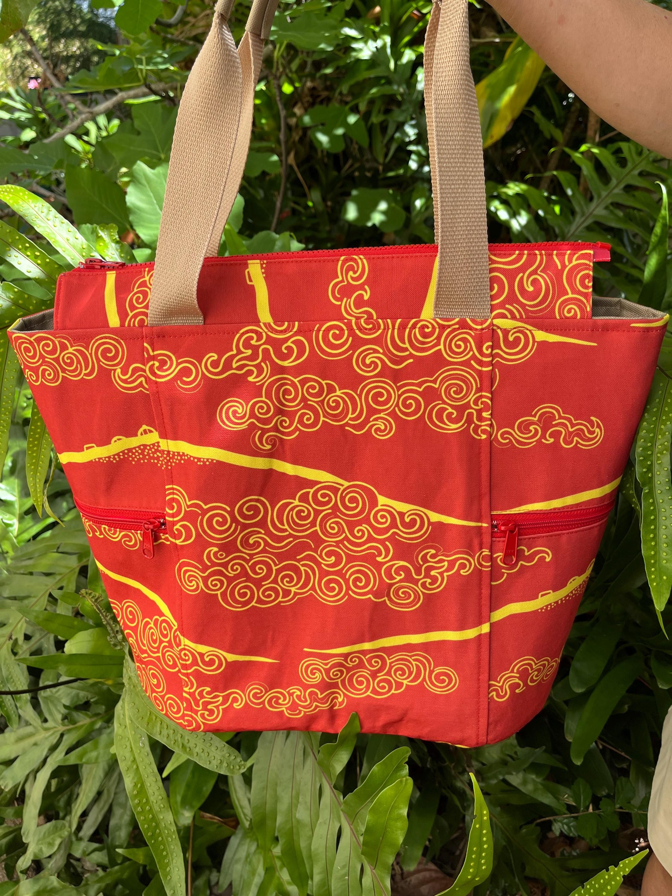 Mauna Kea “Pele” Washable Tote Shopping Bag