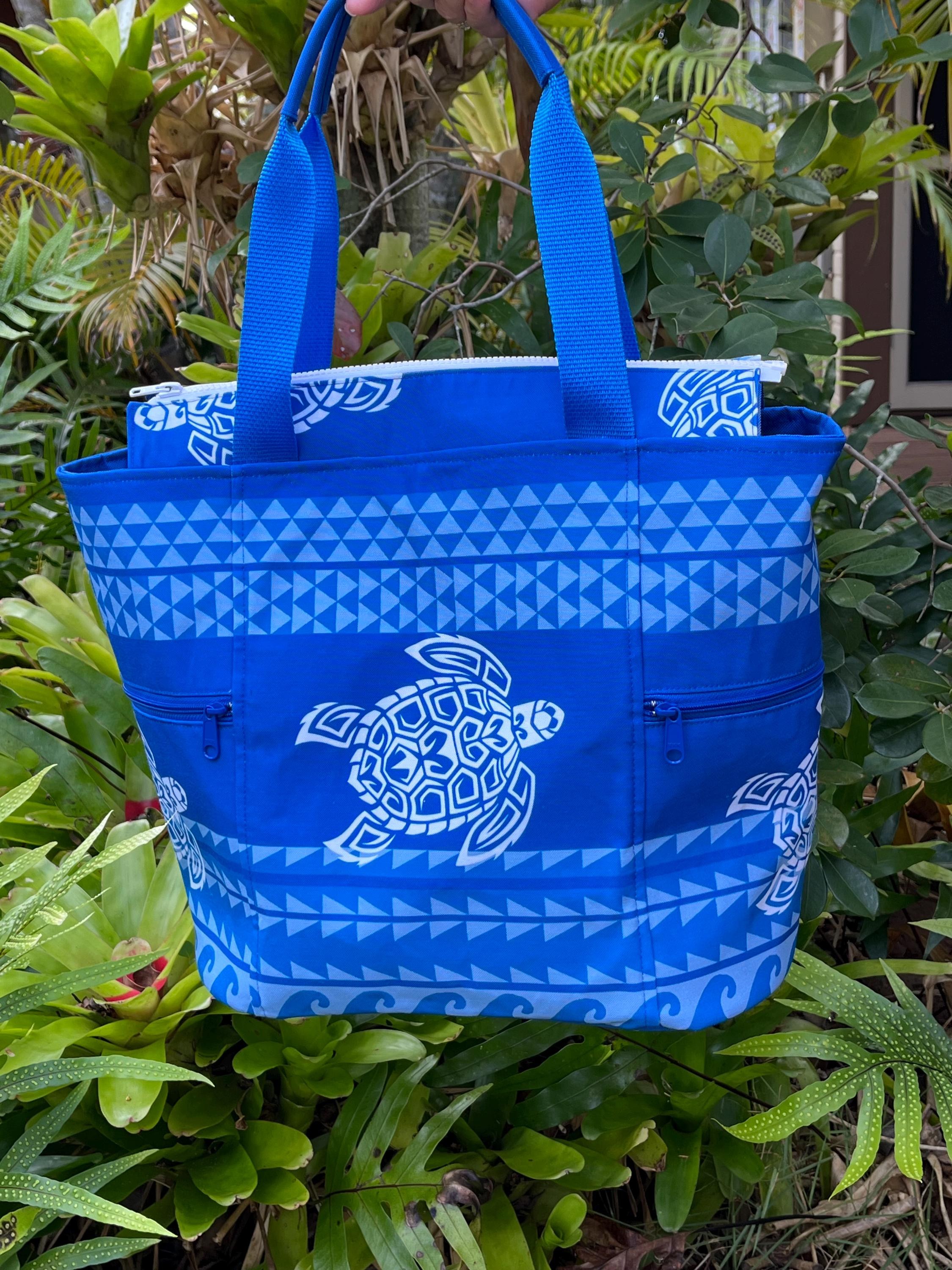 Honu Turtle Washable Tote Shopping Bag, view 9