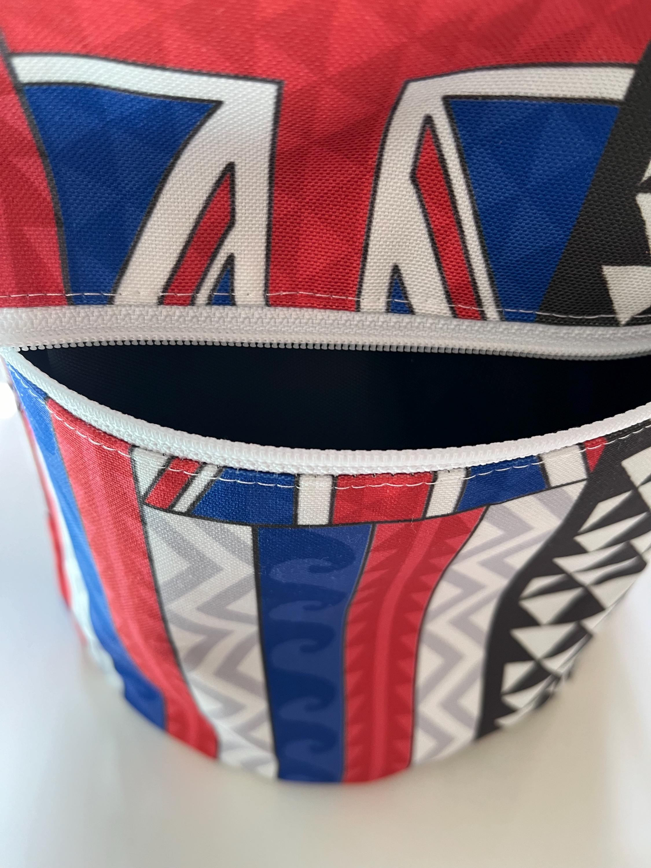 Hawaiian Flag Tattoos Washable Tote Shopping Bag, view 5