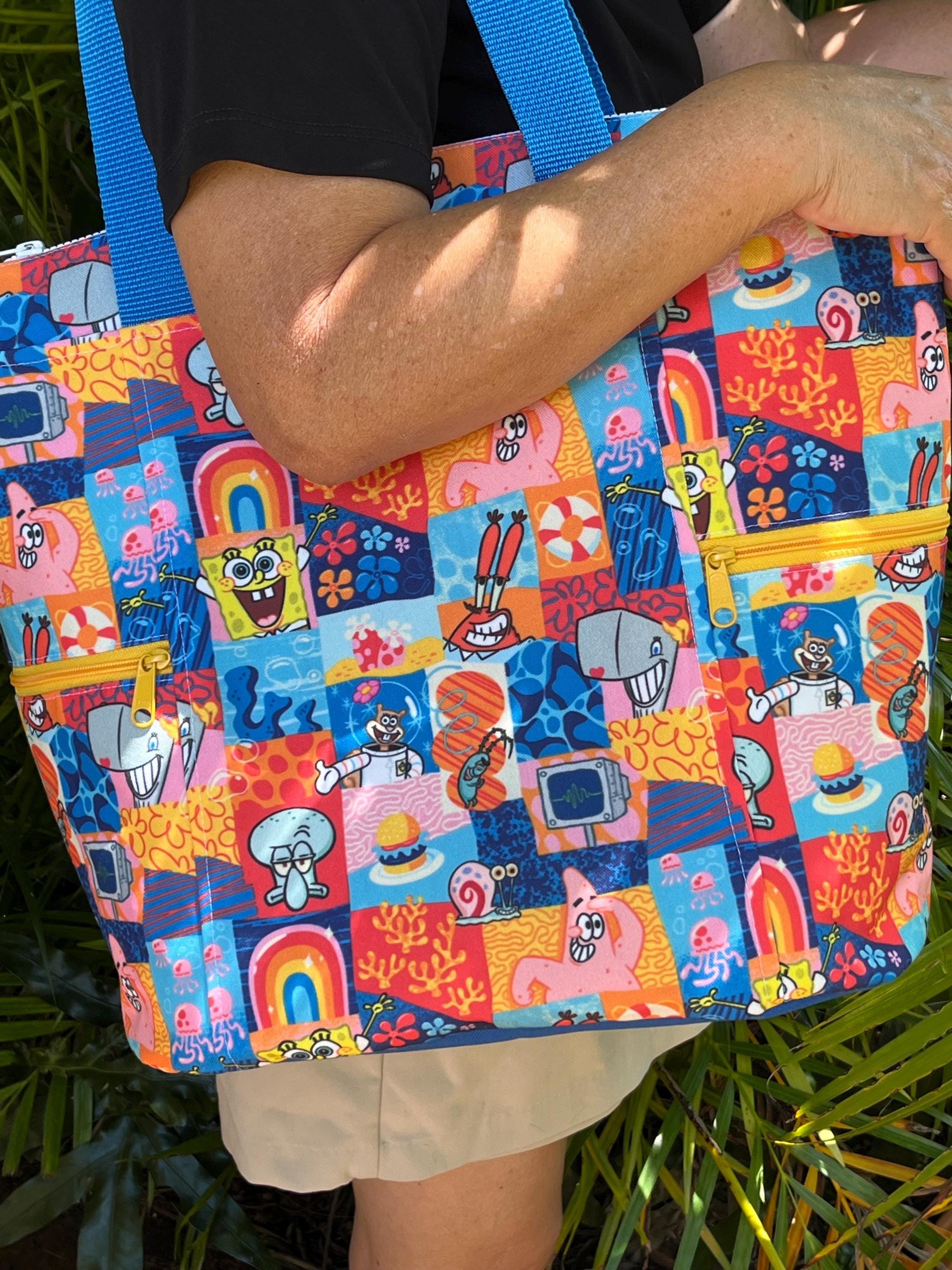 Coral Reef Cartoon Washable Tote Shopping Bag