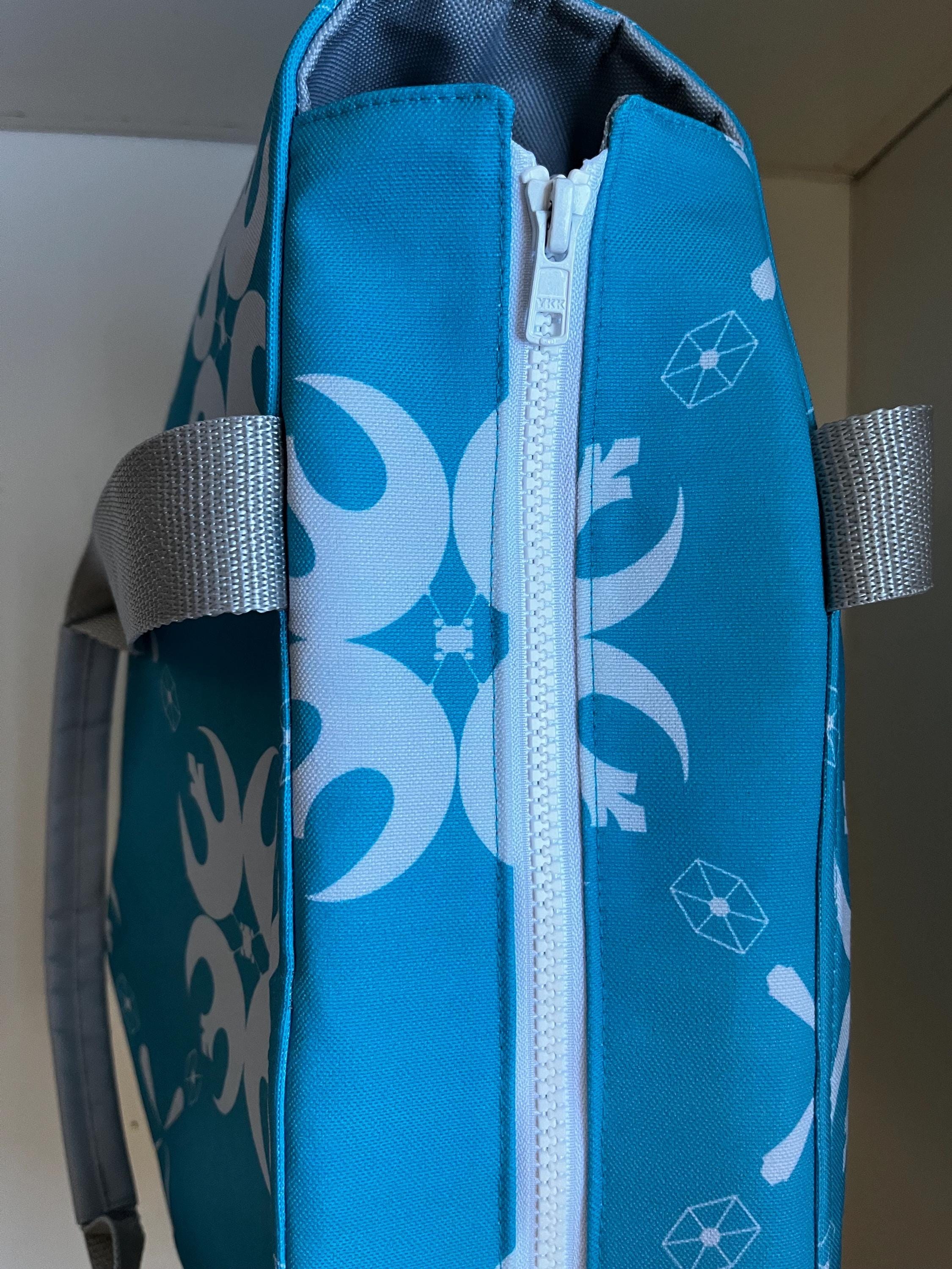 Blue Jedi Emblems Washable Tote Shopping Bag, view 5