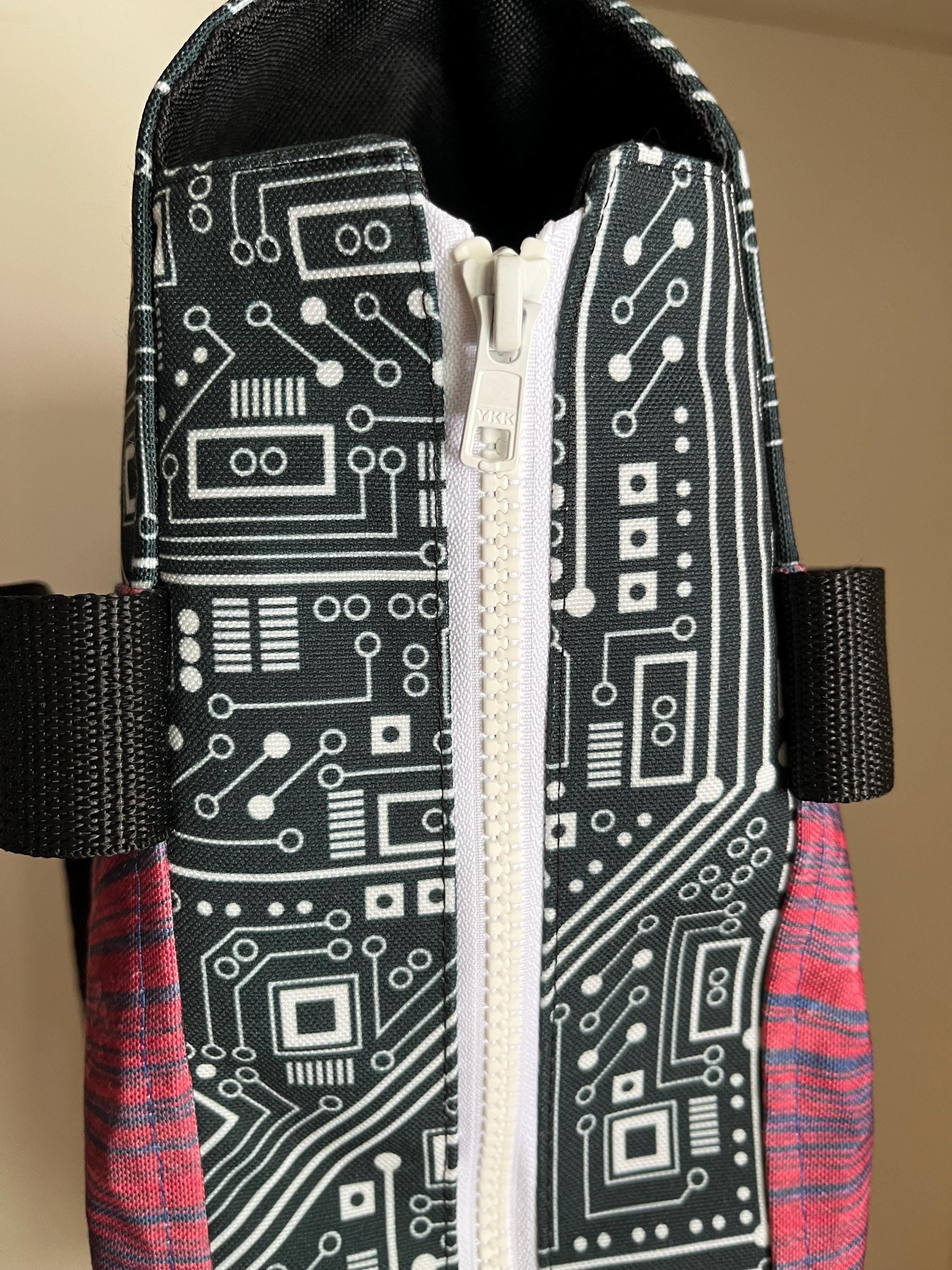 Cyborg Hero Washable Tote Shopping Bag, view 5
