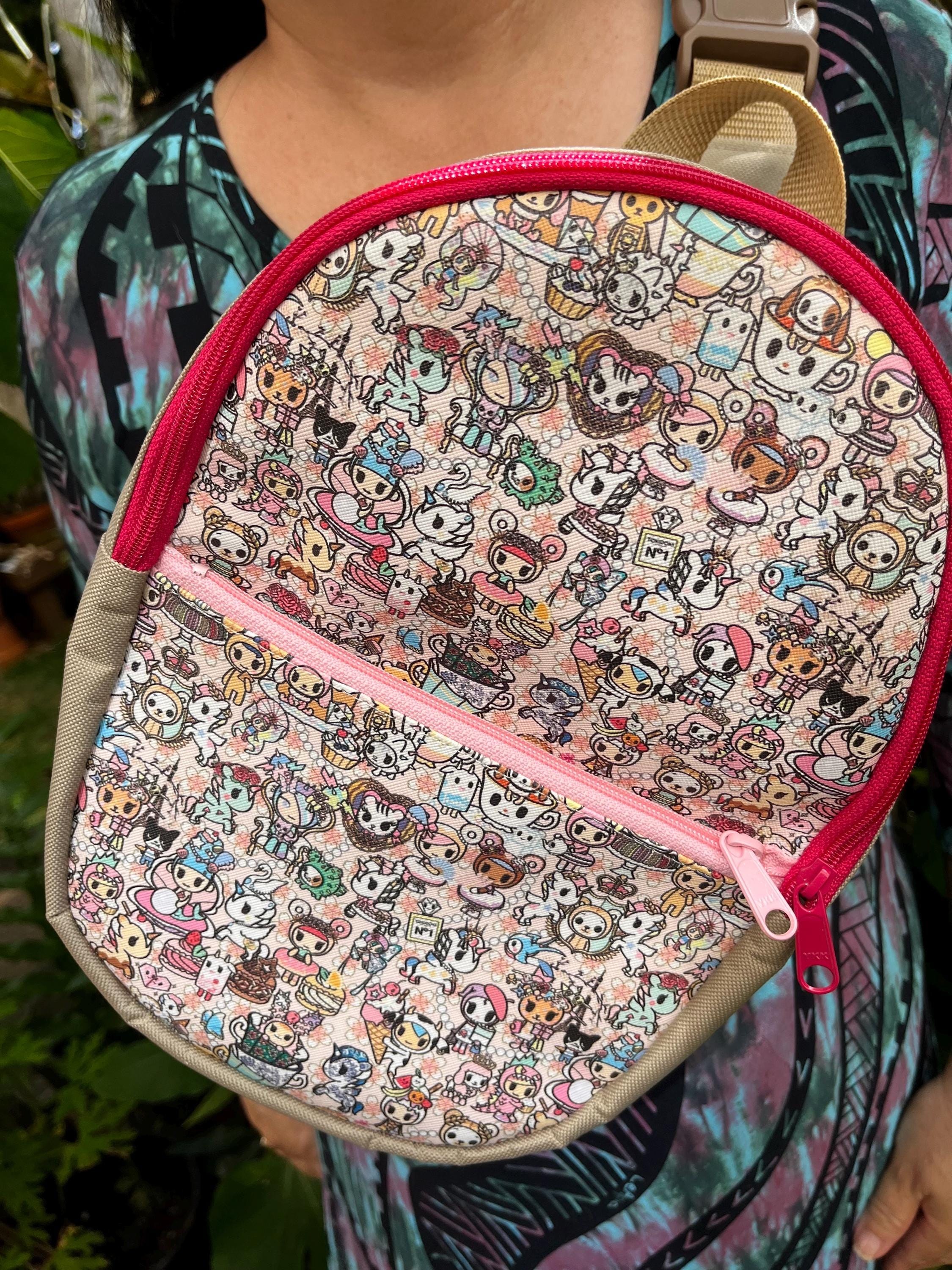 Smaller Dessert Toki Friends Bullet Sling-pack Backpack, view 8