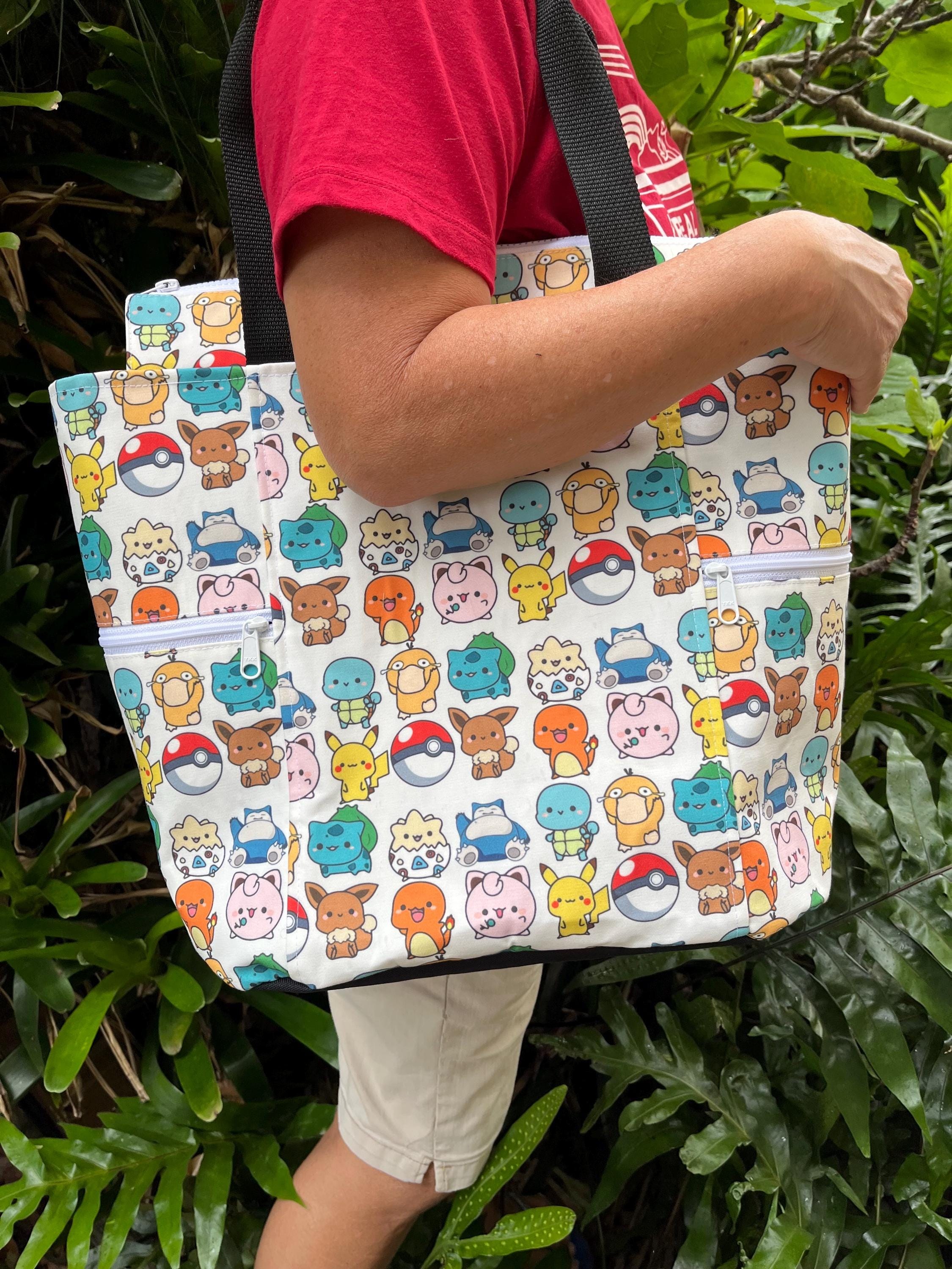 Poke Babies Washable Tote Shopping Bag, view 2