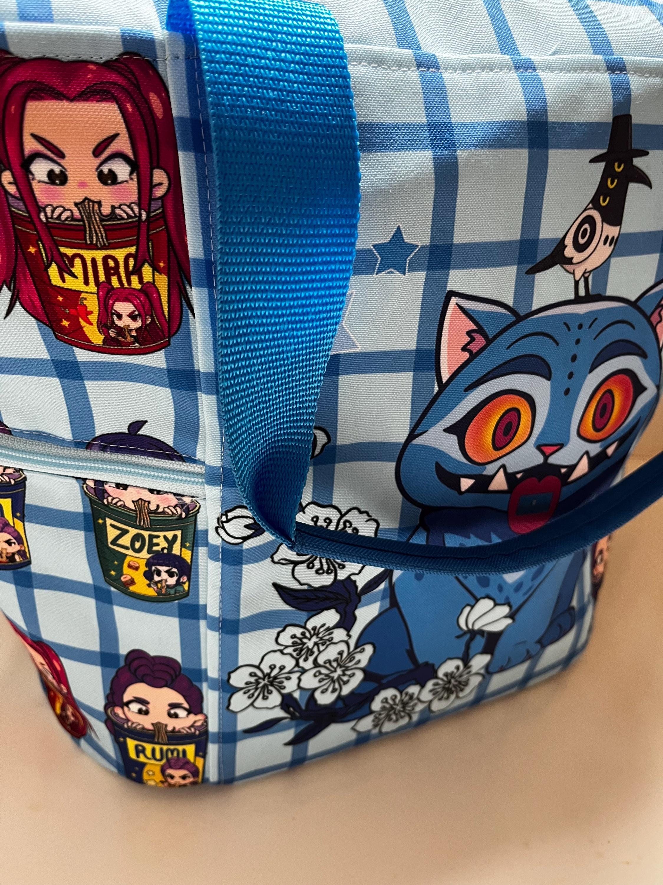 Derpy Tiger KPop Washable Tote Shopping Bag, view 6