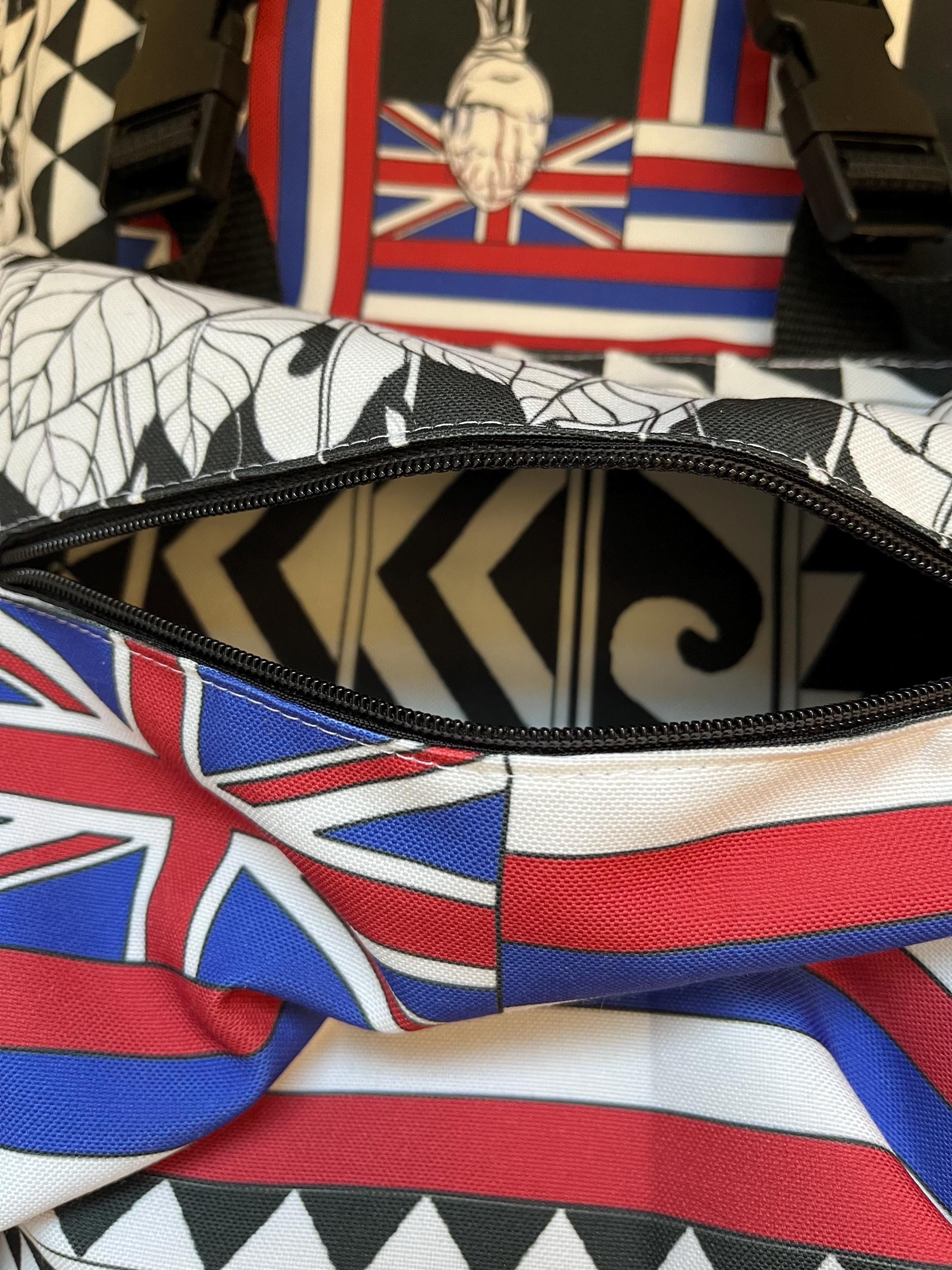 Haloa & Hawaiian Flag Rucksack, view 3