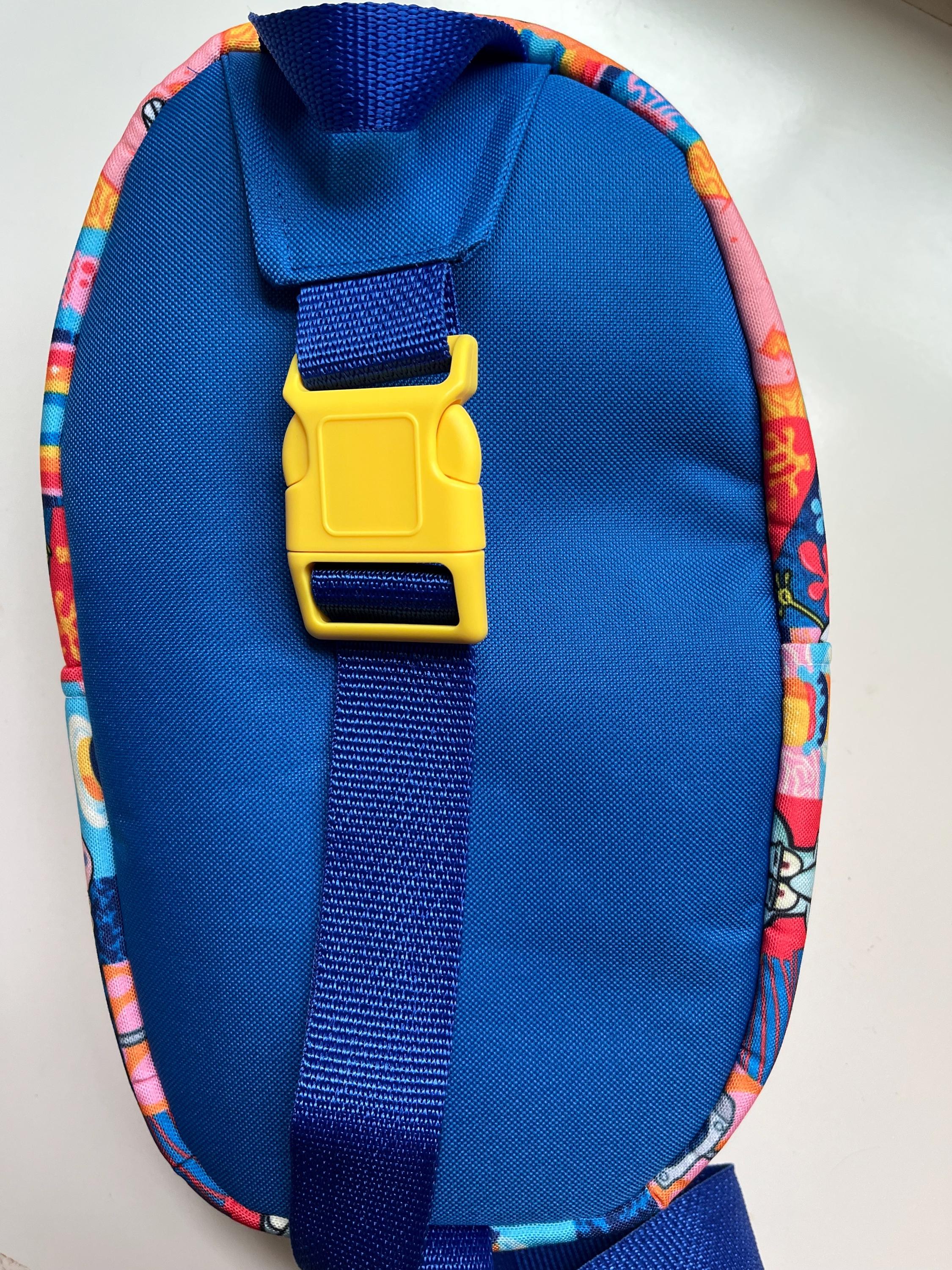 Coral Reef Cartoon Characters Bullet Sling-pack Backpack, view 6