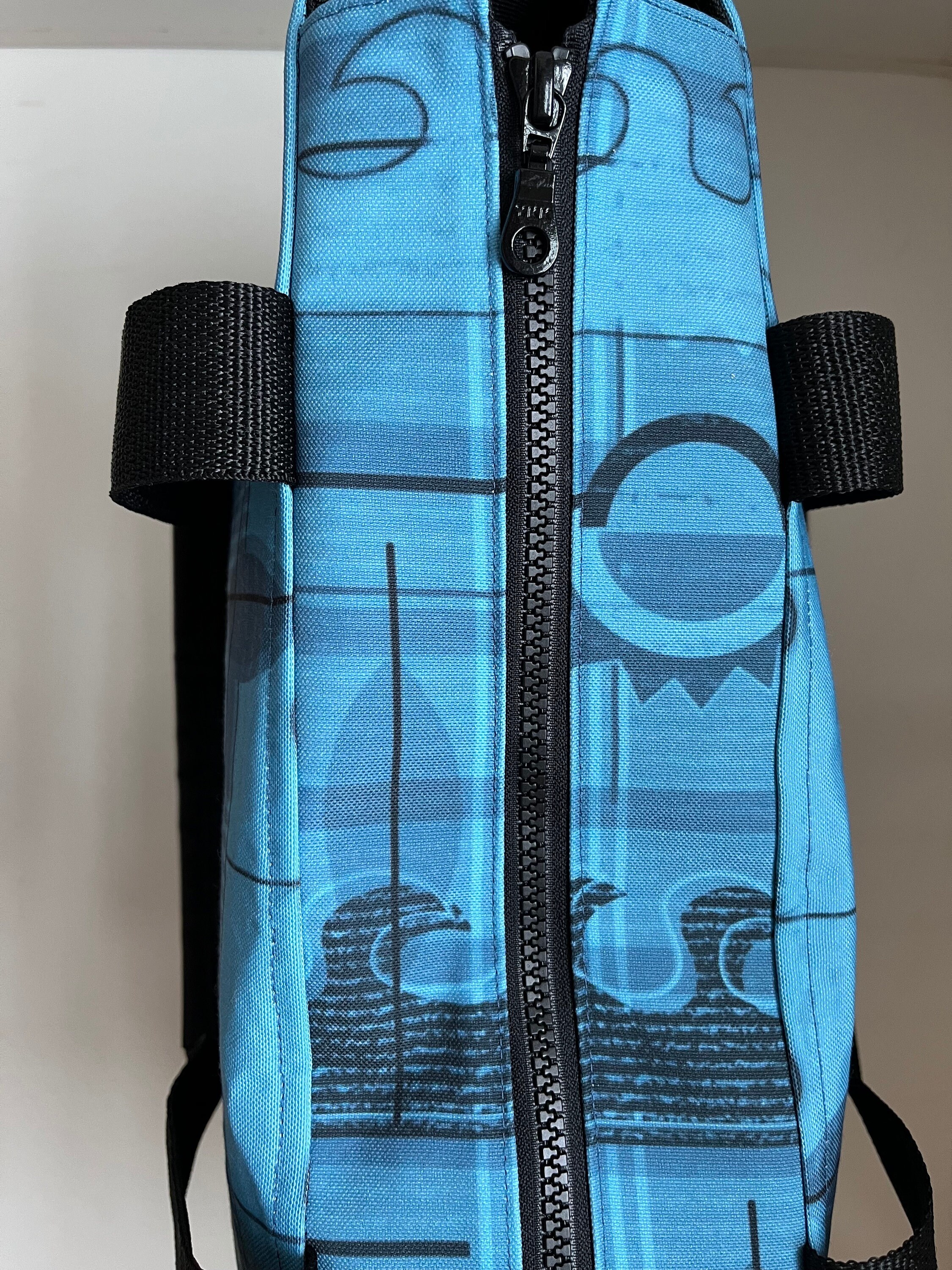 Blue Ocean Surf Washable Tote Shopping Bag, view 7
