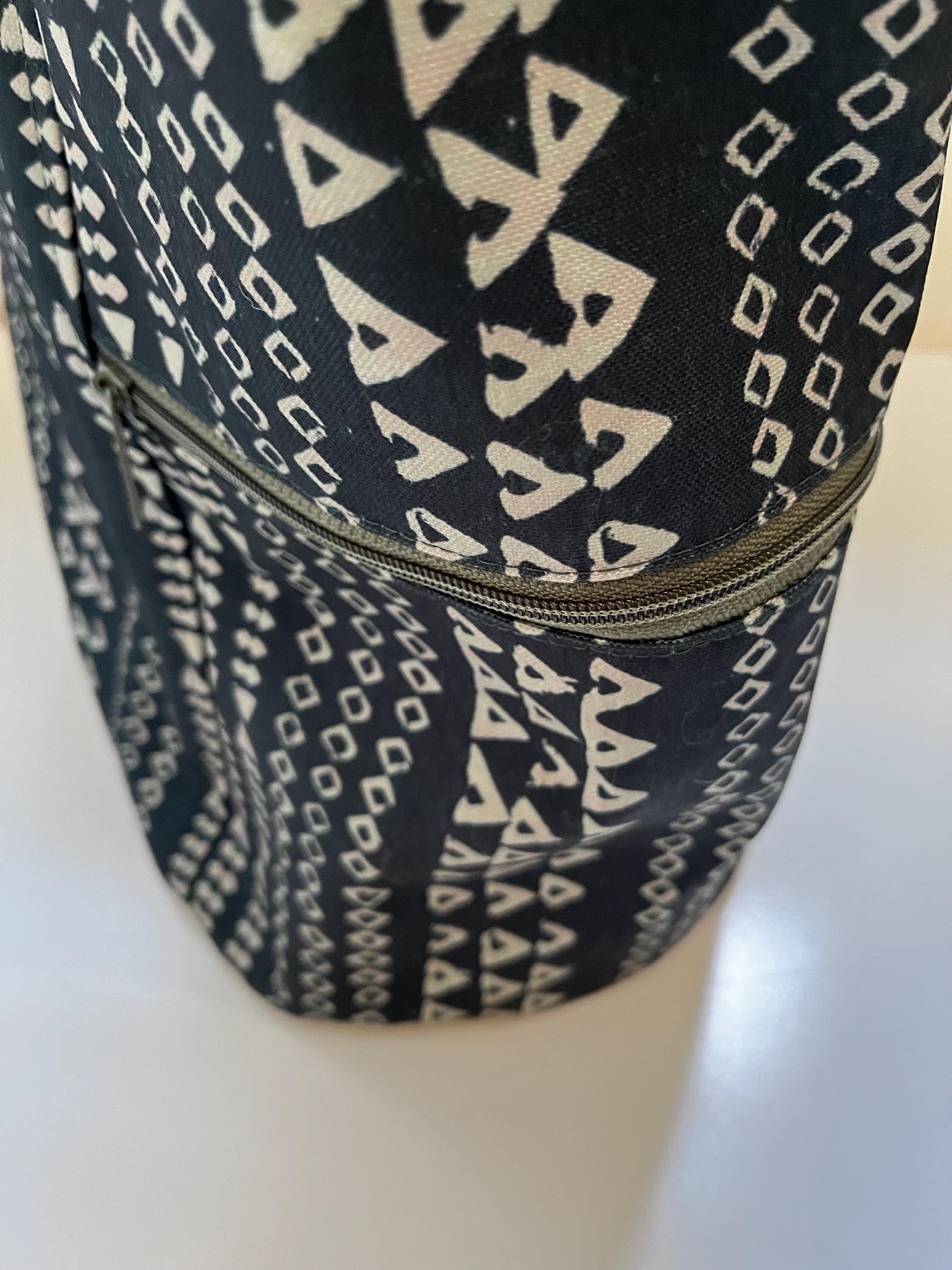 Green Kapa (Tapa/Tattoo) Print Washable Tote Shopping Bag, view 3