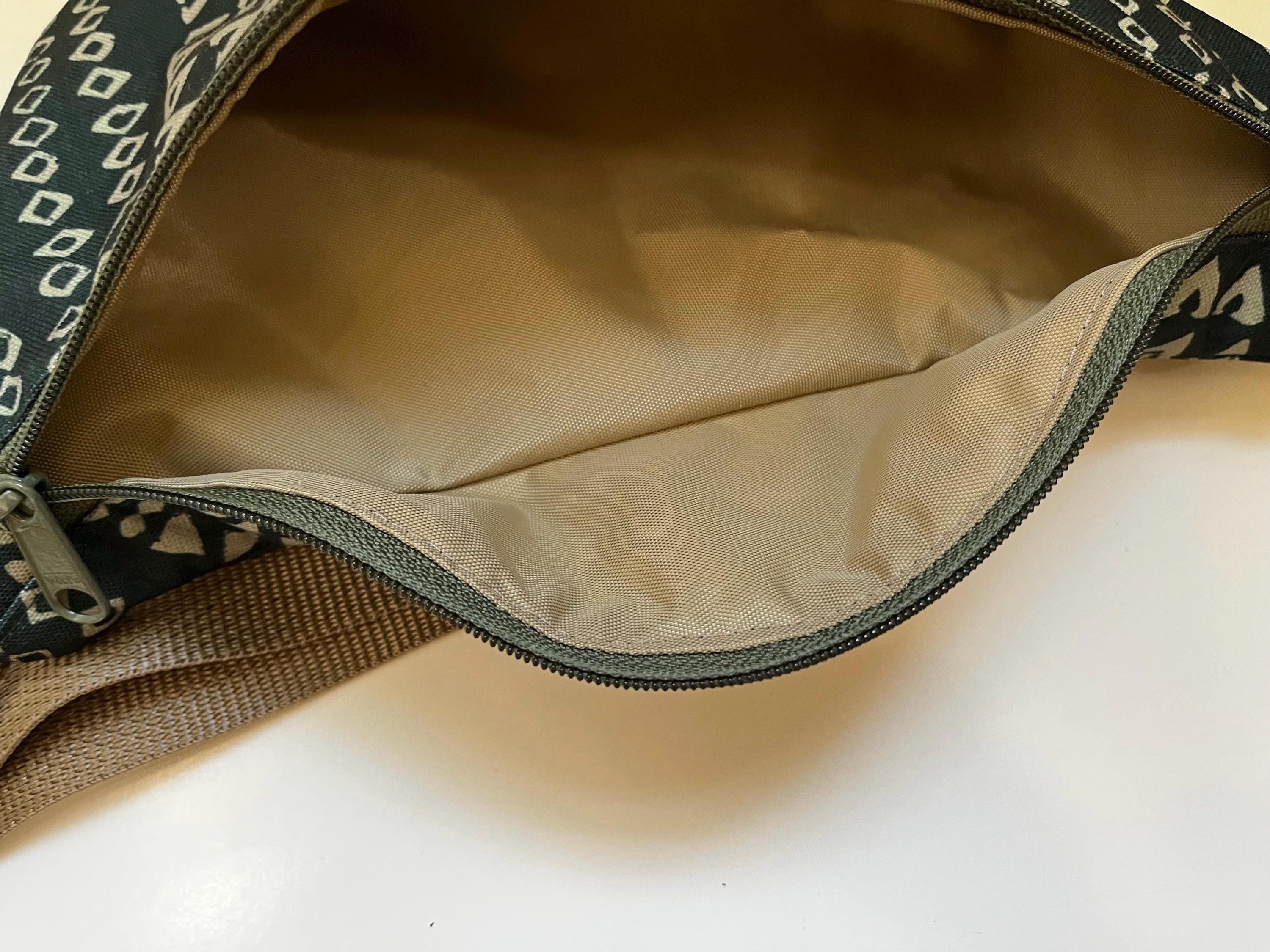 Green Tapa Print Crossbody Pouch, view 3
