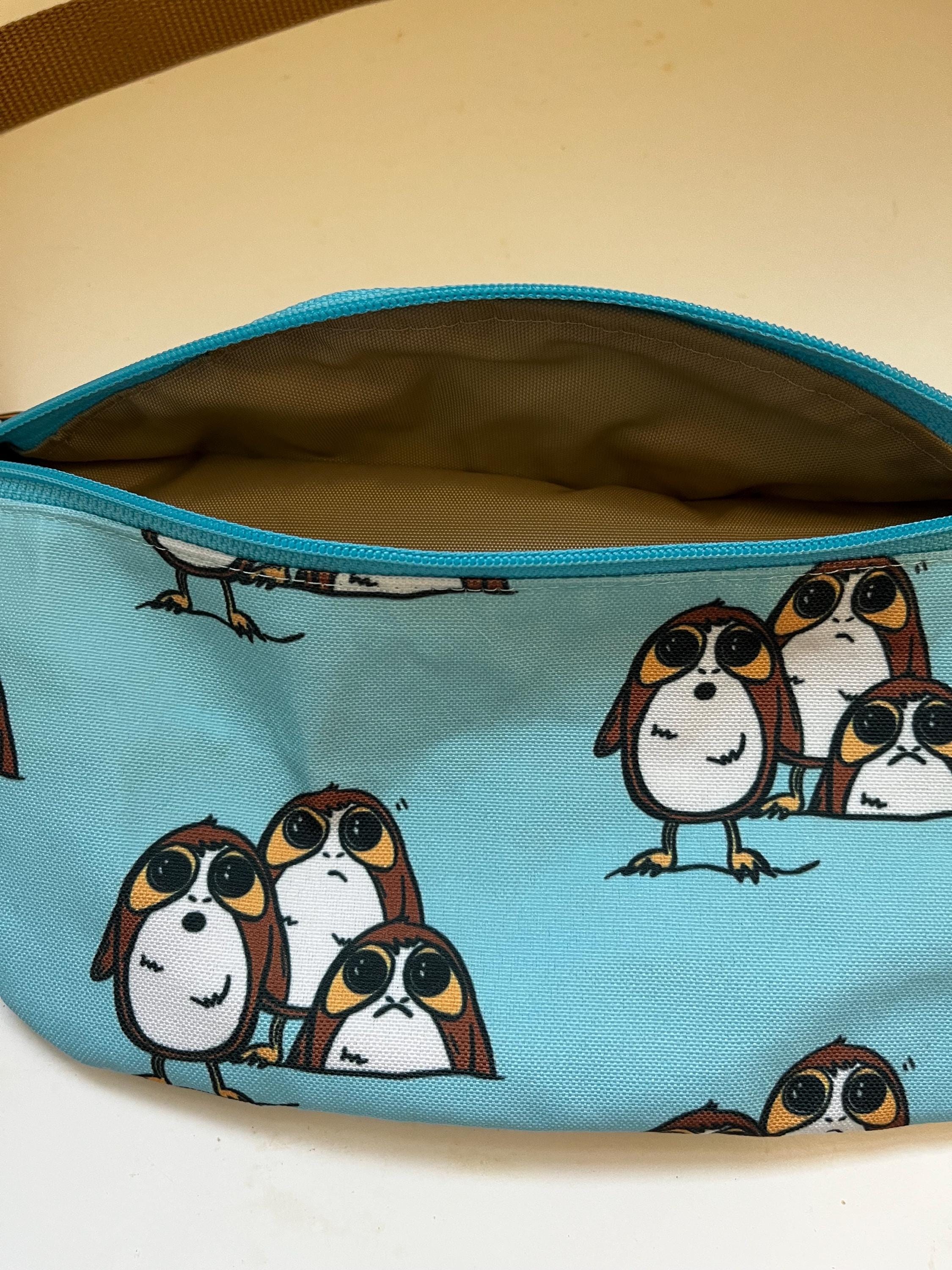 Blue Porgs Emblems Crossbody Pouch, view 3