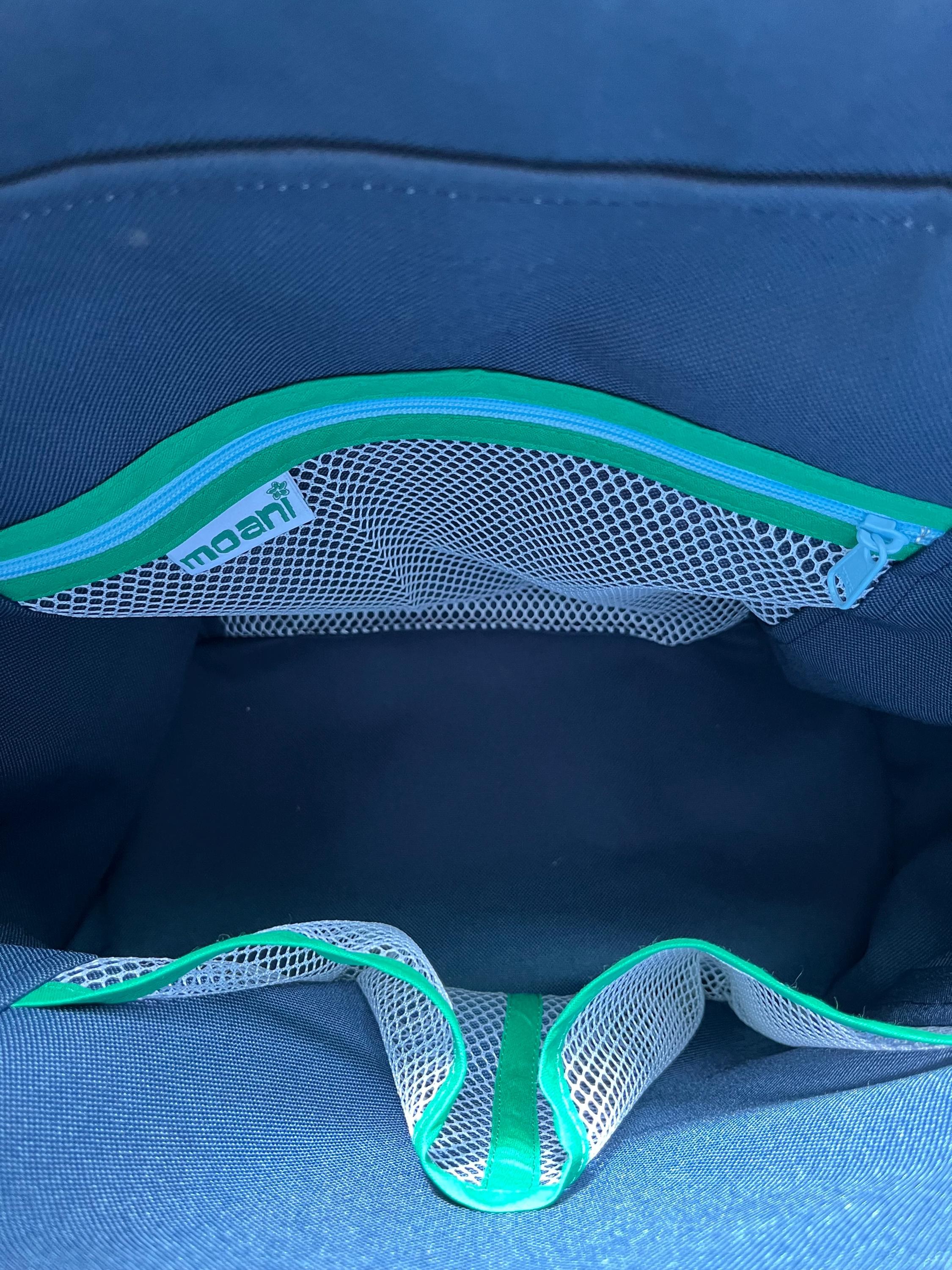 Blue Recycling Beagle Washable Tote Shopping Bag, view 7
