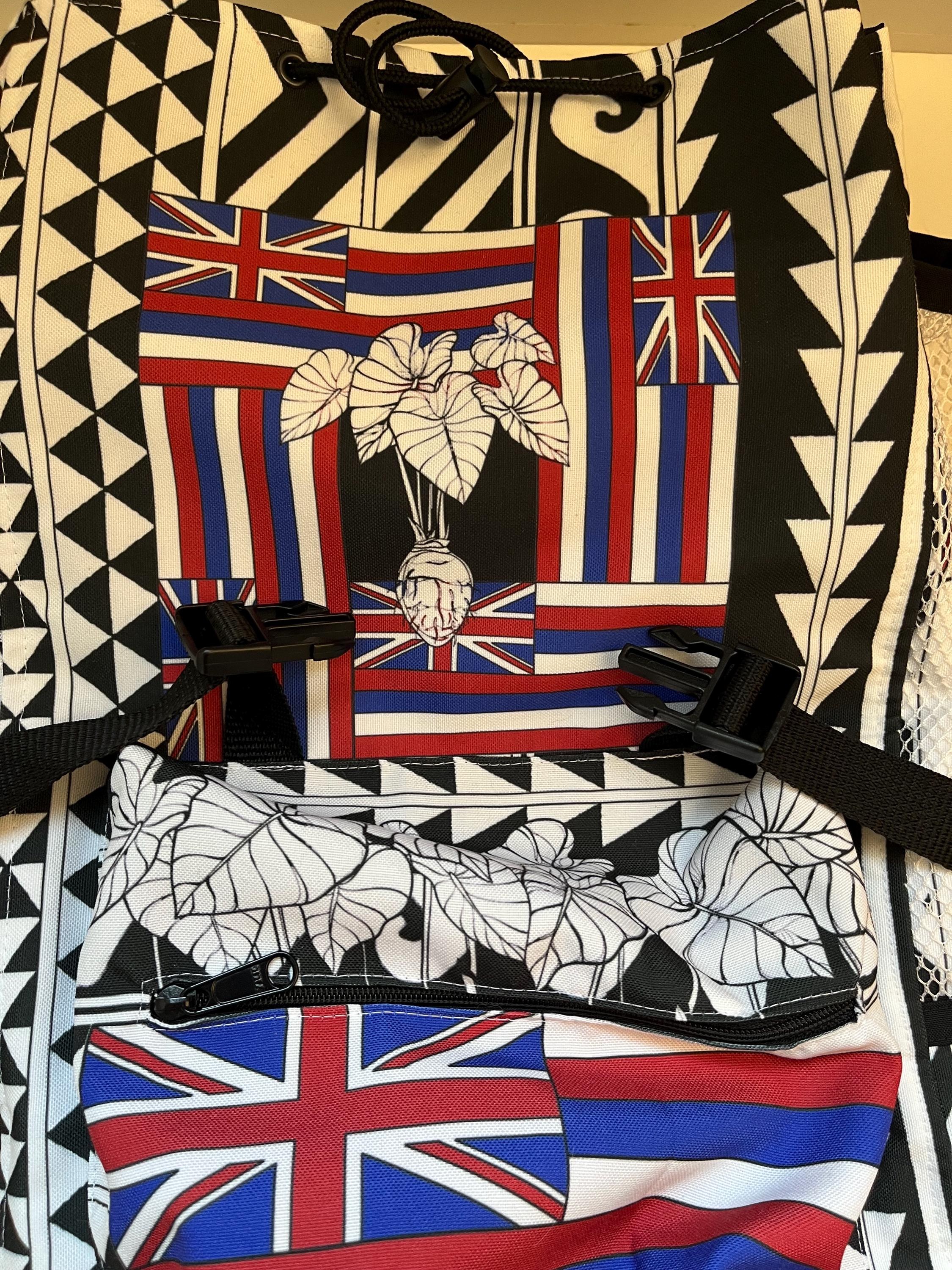 Haloa & Hawaiian Flag Rucksack, view 7