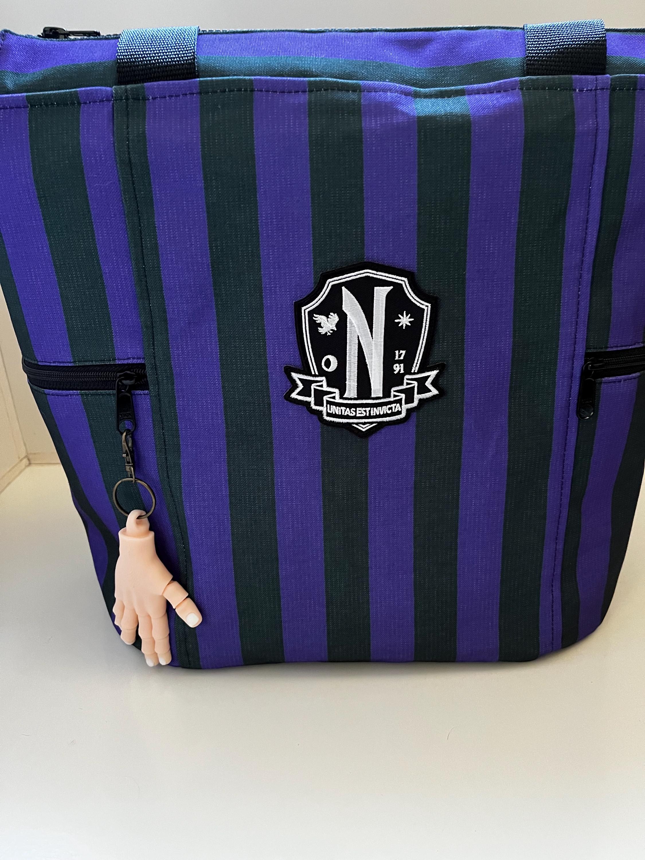 Nevermore Uniform Washable Tote Shopping Bag, view 2