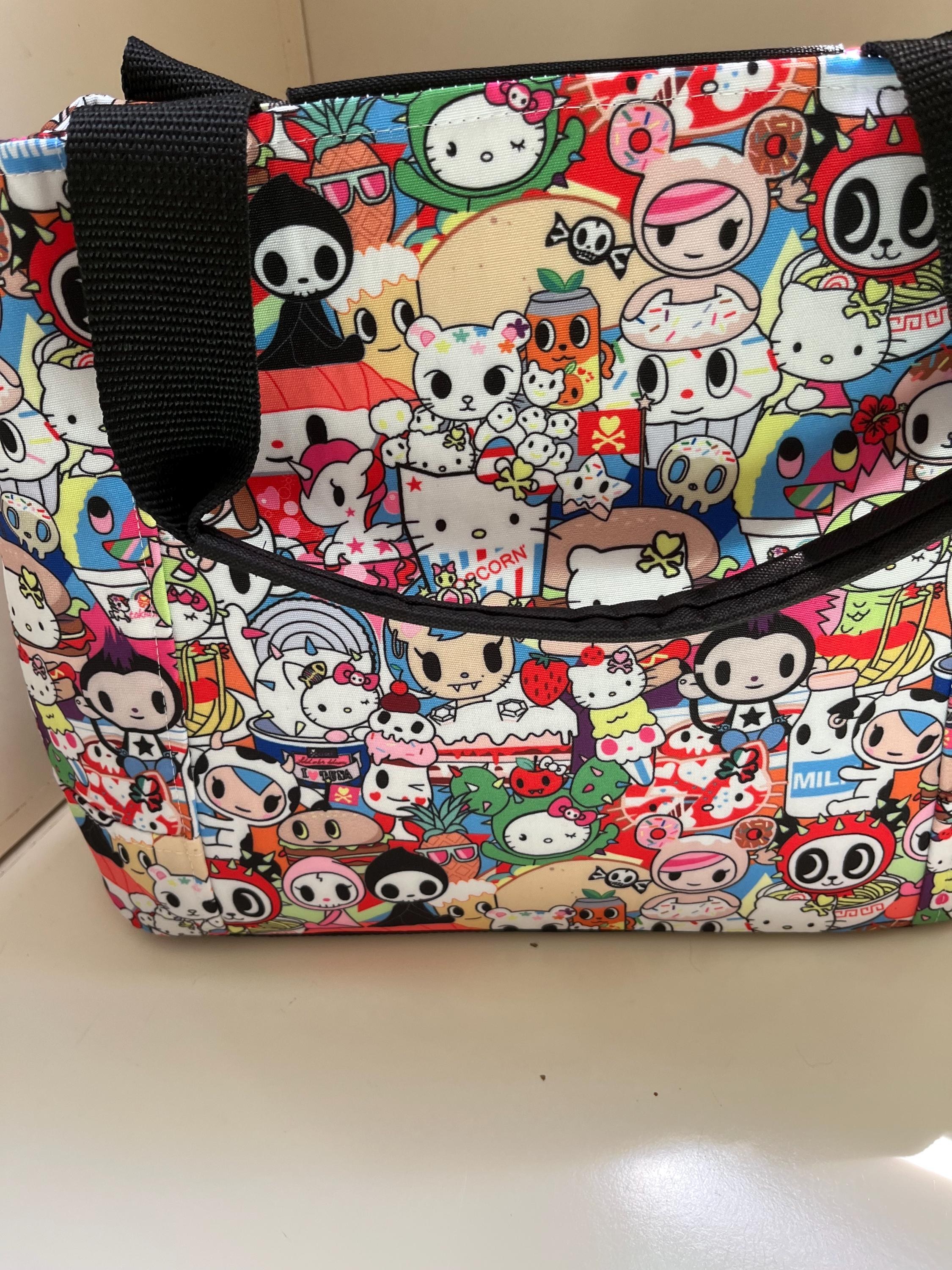 Sushi City Convertible Expandable Shoulder Bag Purse, view 4