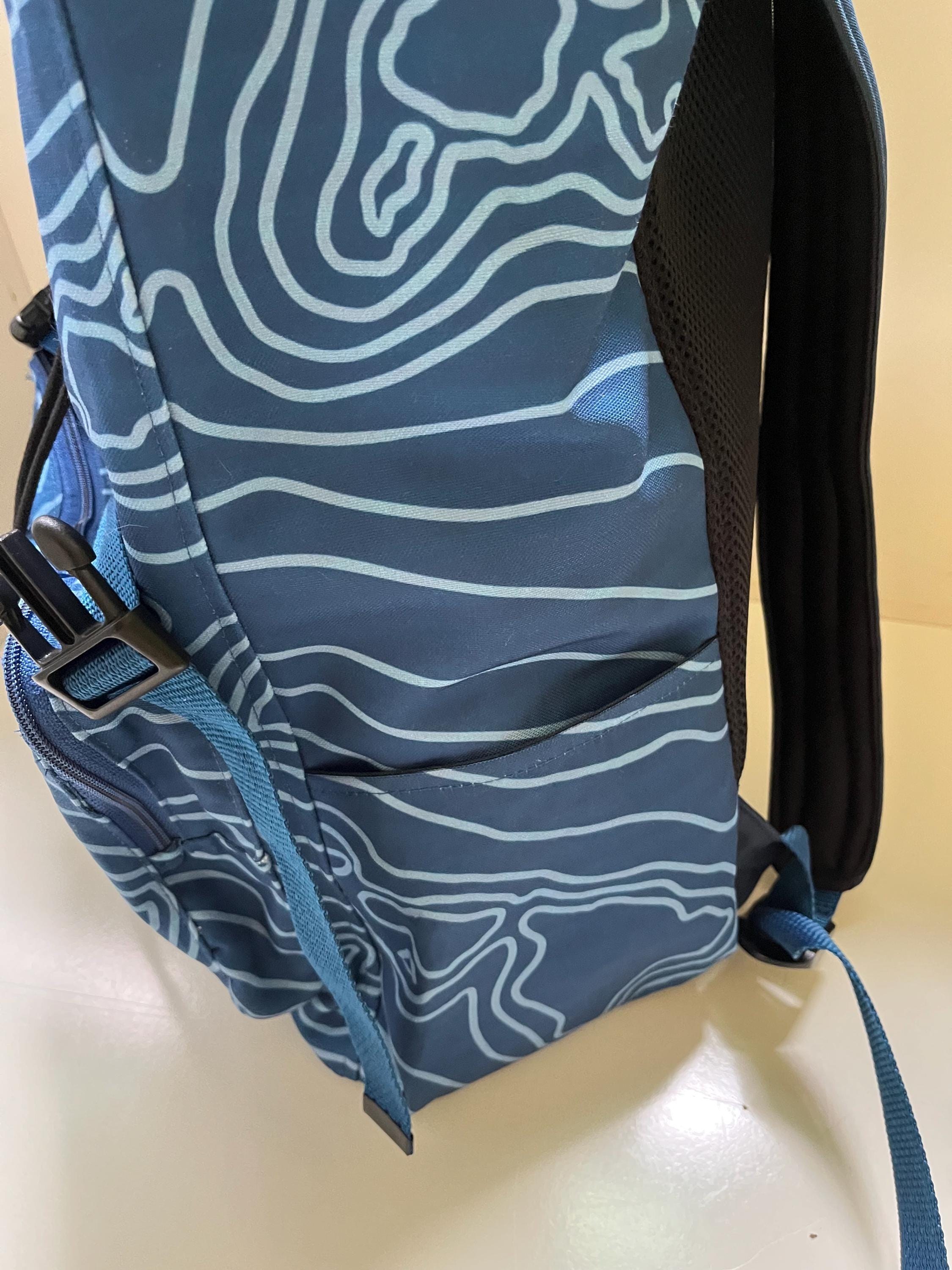Hawaiian Islands Ocean Currents Canvas Rucksack, view 3