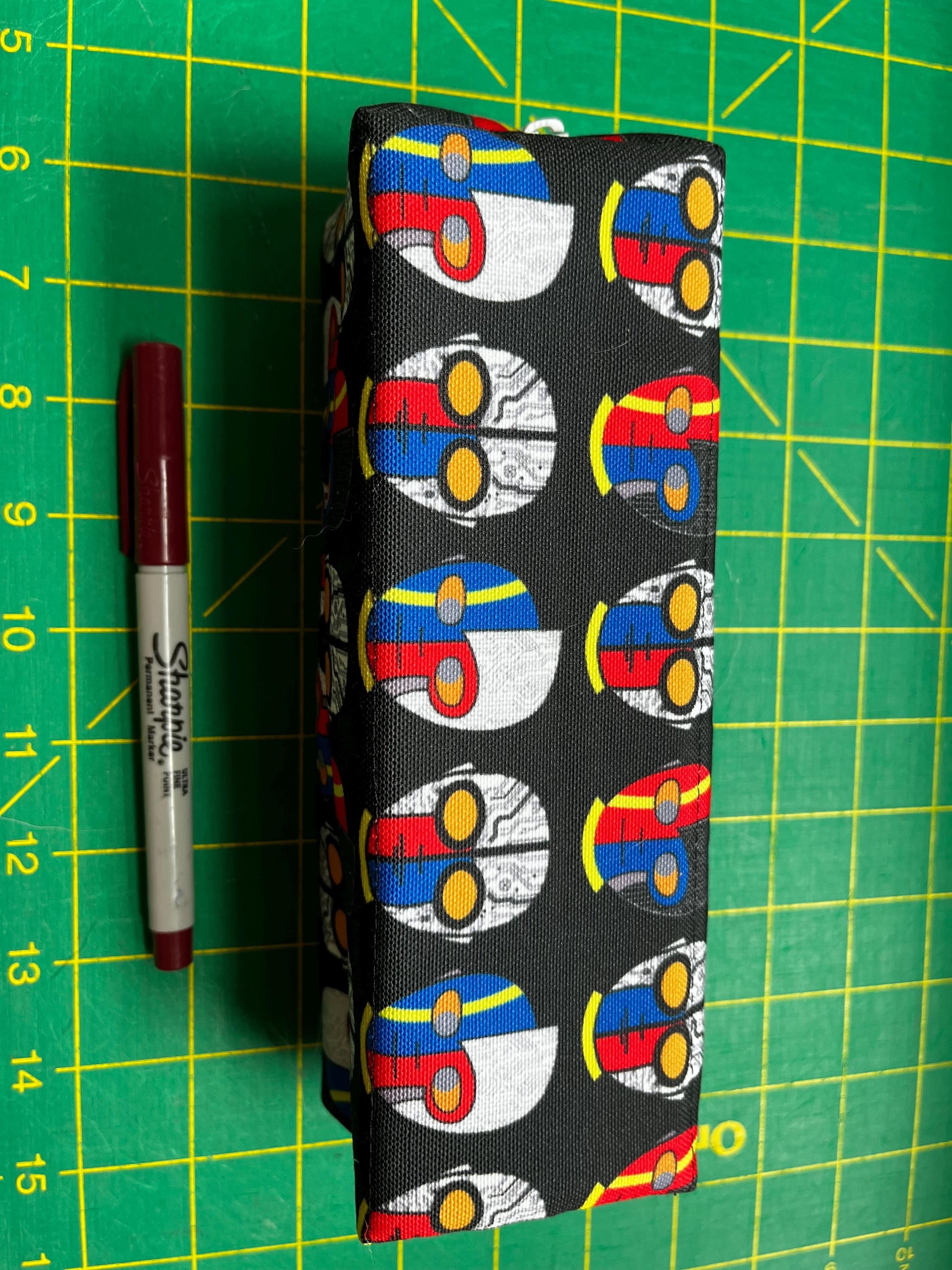 Cyborg Hero Double Zip Pencil Case, view 2