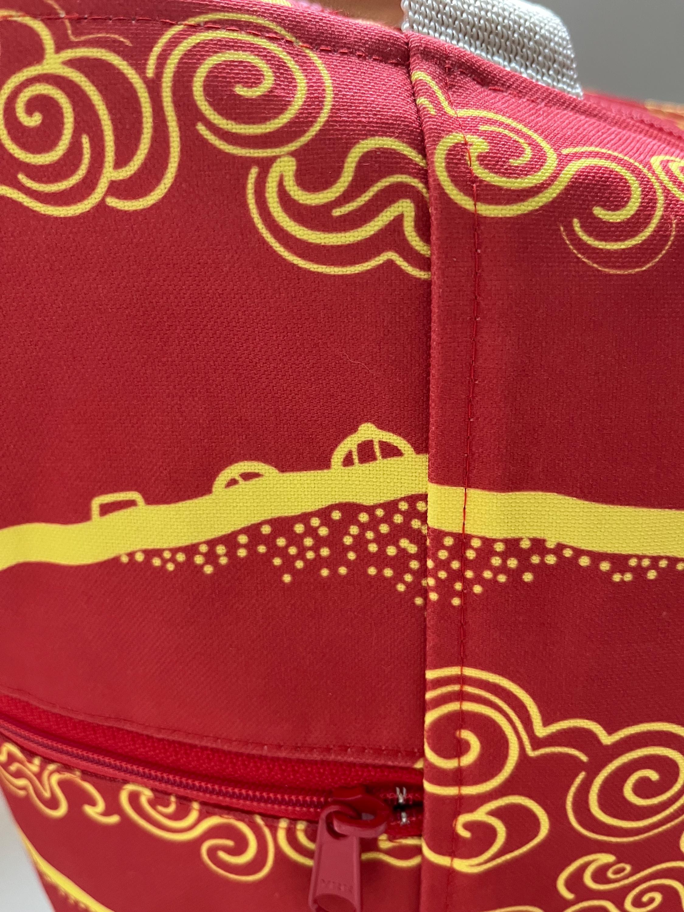 Mauna Kea “Pele” Washable Tote Shopping Bag, view 6