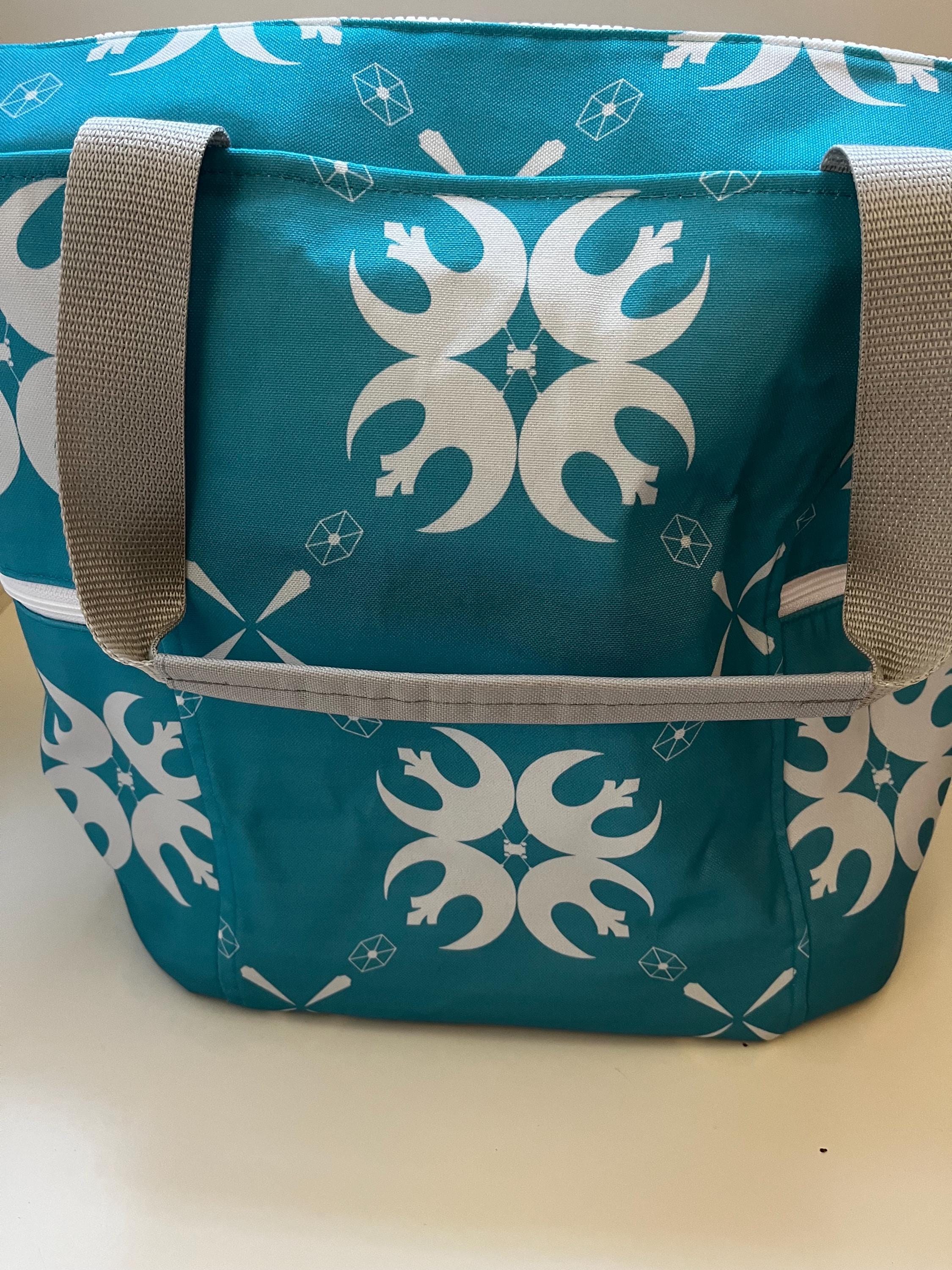 Blue Jedi Emblems Washable Tote Shopping Bag, view 4