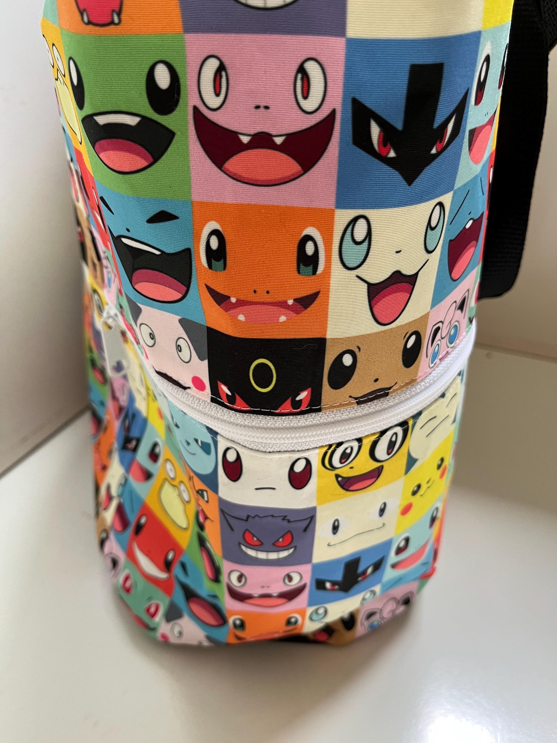 Poke Faces Washable Tote Shopping Bag, view 4