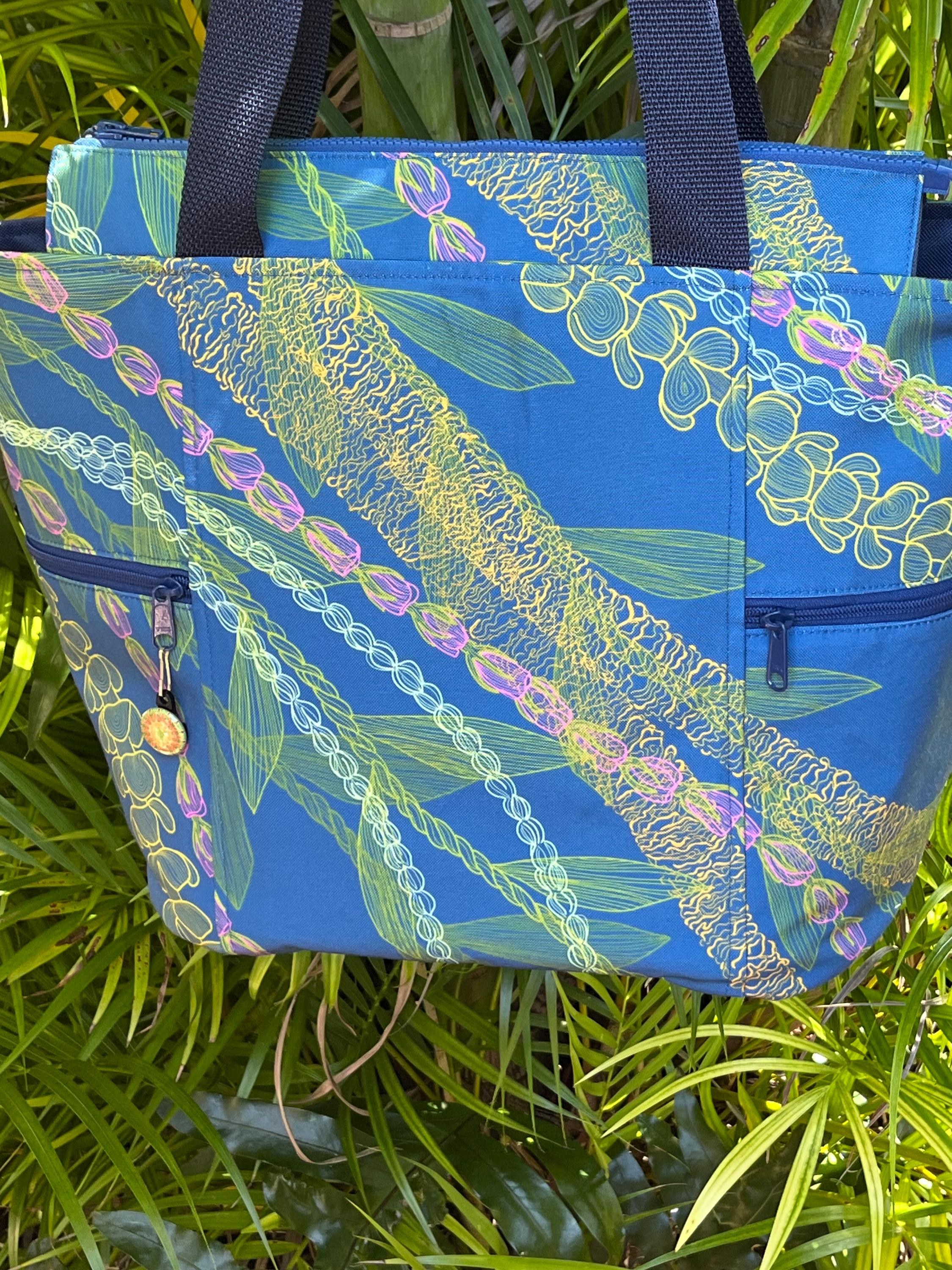 Lei Day Washable Tote Shopping Bag, view 8