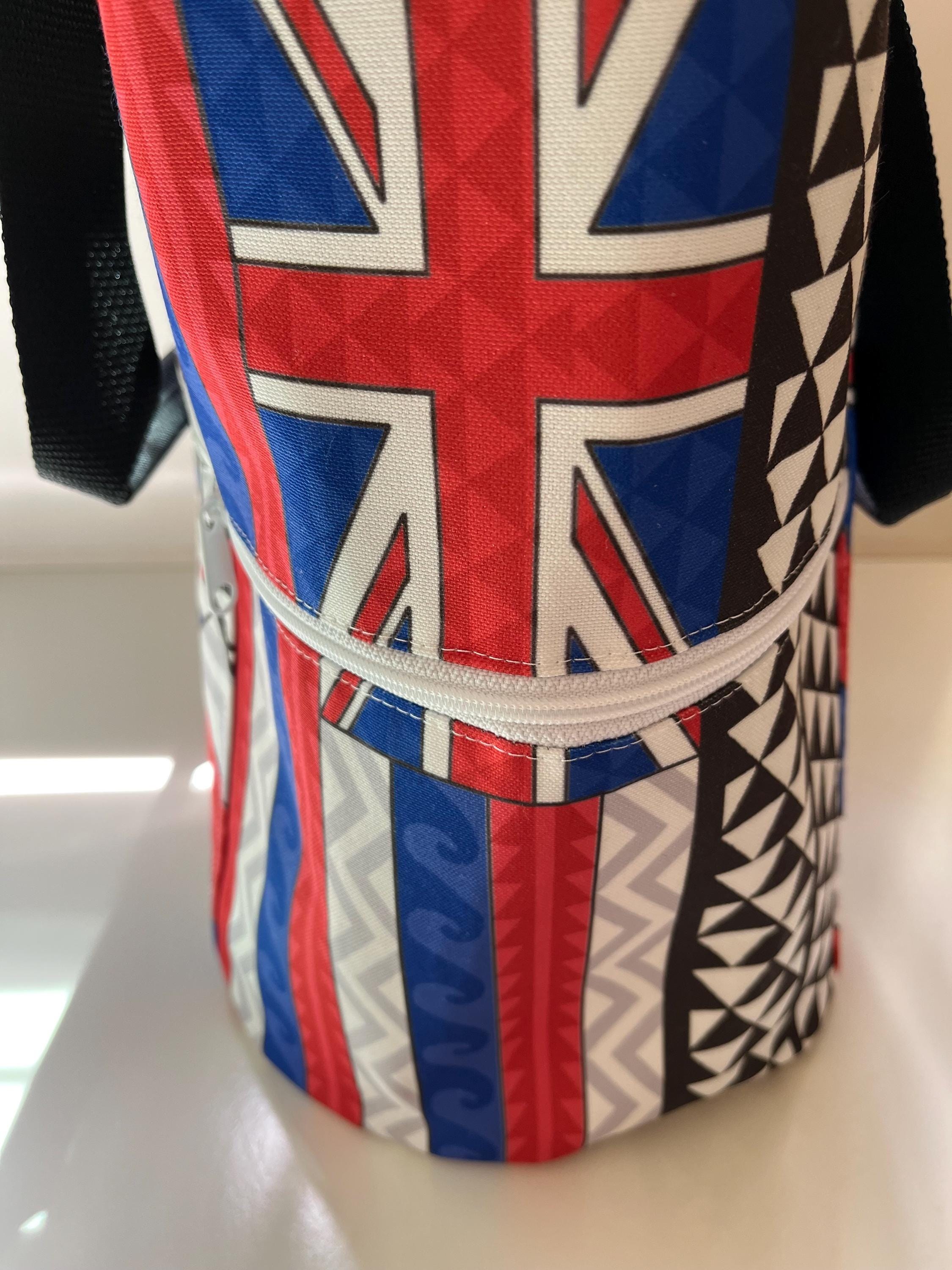 Hawaiian Flag Tattoos Washable Tote Shopping Bag, view 4